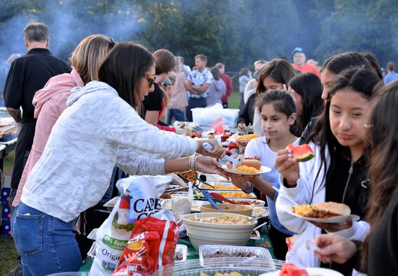 Springs School got the year off right with a Back-To-School Barbecue on Friday. KYRIL BROMLEY