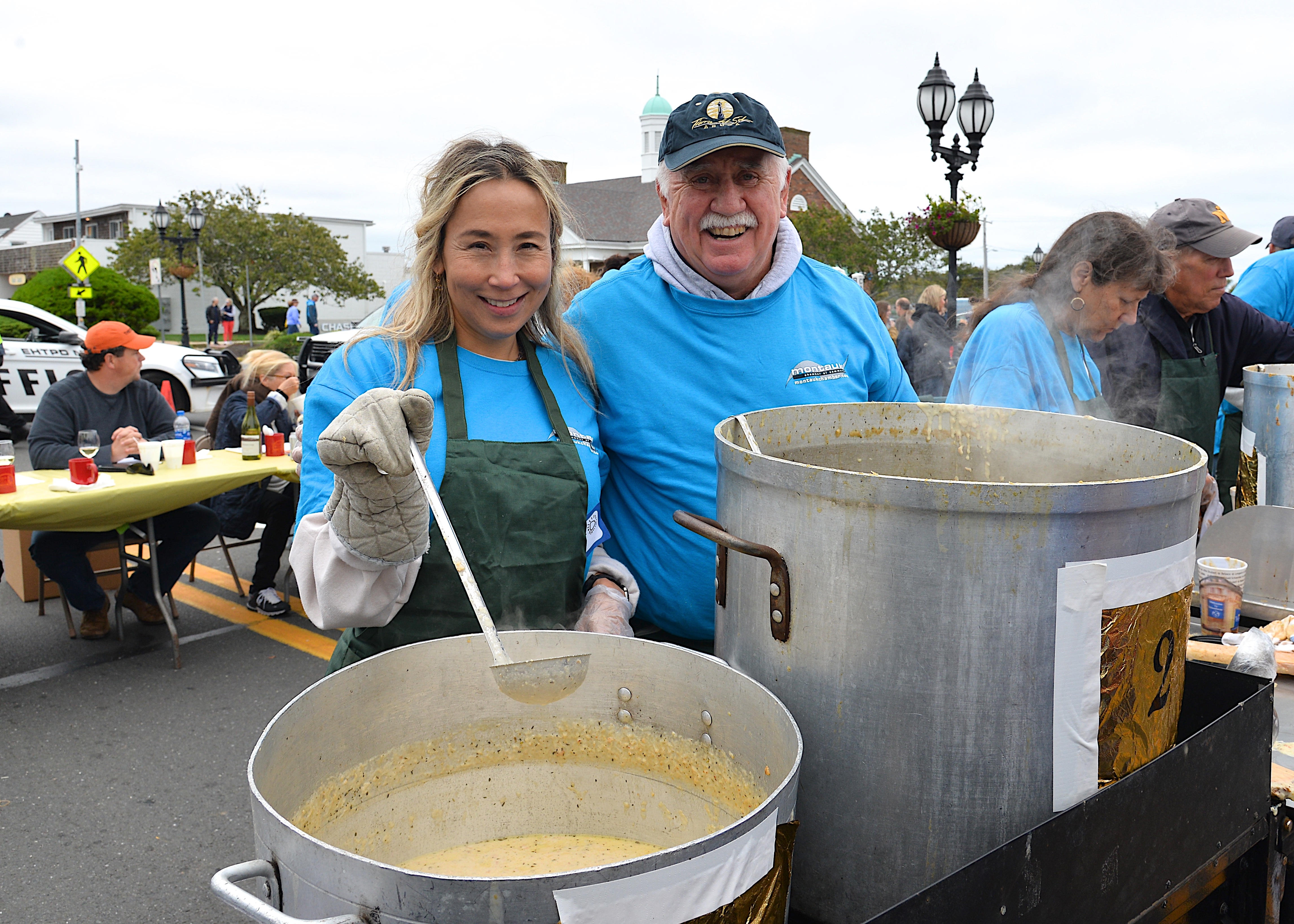 As always, the turnout was huge for the annual Montauk Chamber of Commerce Fall Festival and Chowder Contest. KYRIL BROMLEY