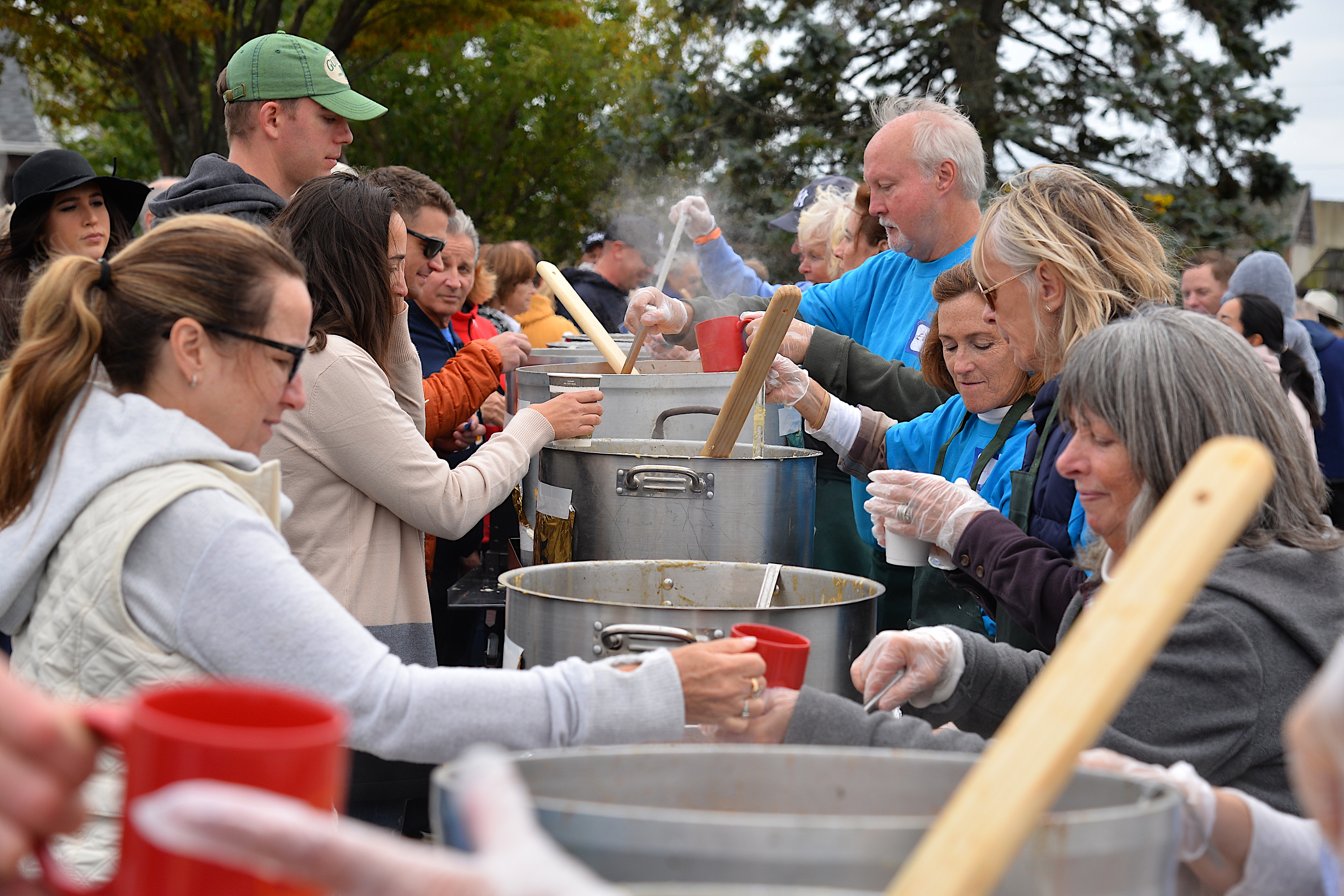 As always, the turnout was huge for the annual Montauk Chamber of Commerce Fall Festival and Chowder Contest. KYRIL BROMLEY