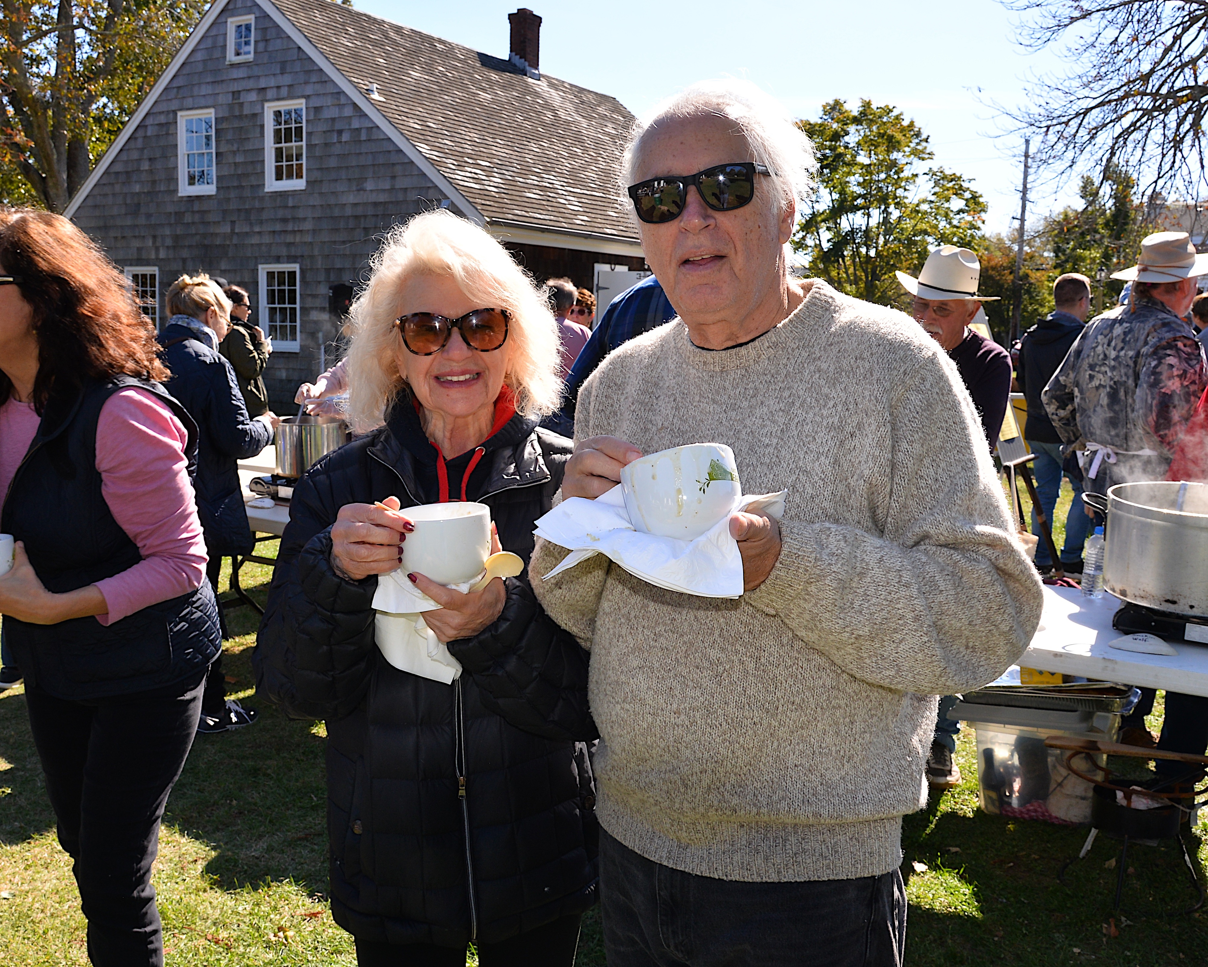 The East Hampton Historical Farm Museum drew a large crowd to its Top Spoon Chowder Contest on Saturday. KYRIL BROMLEY