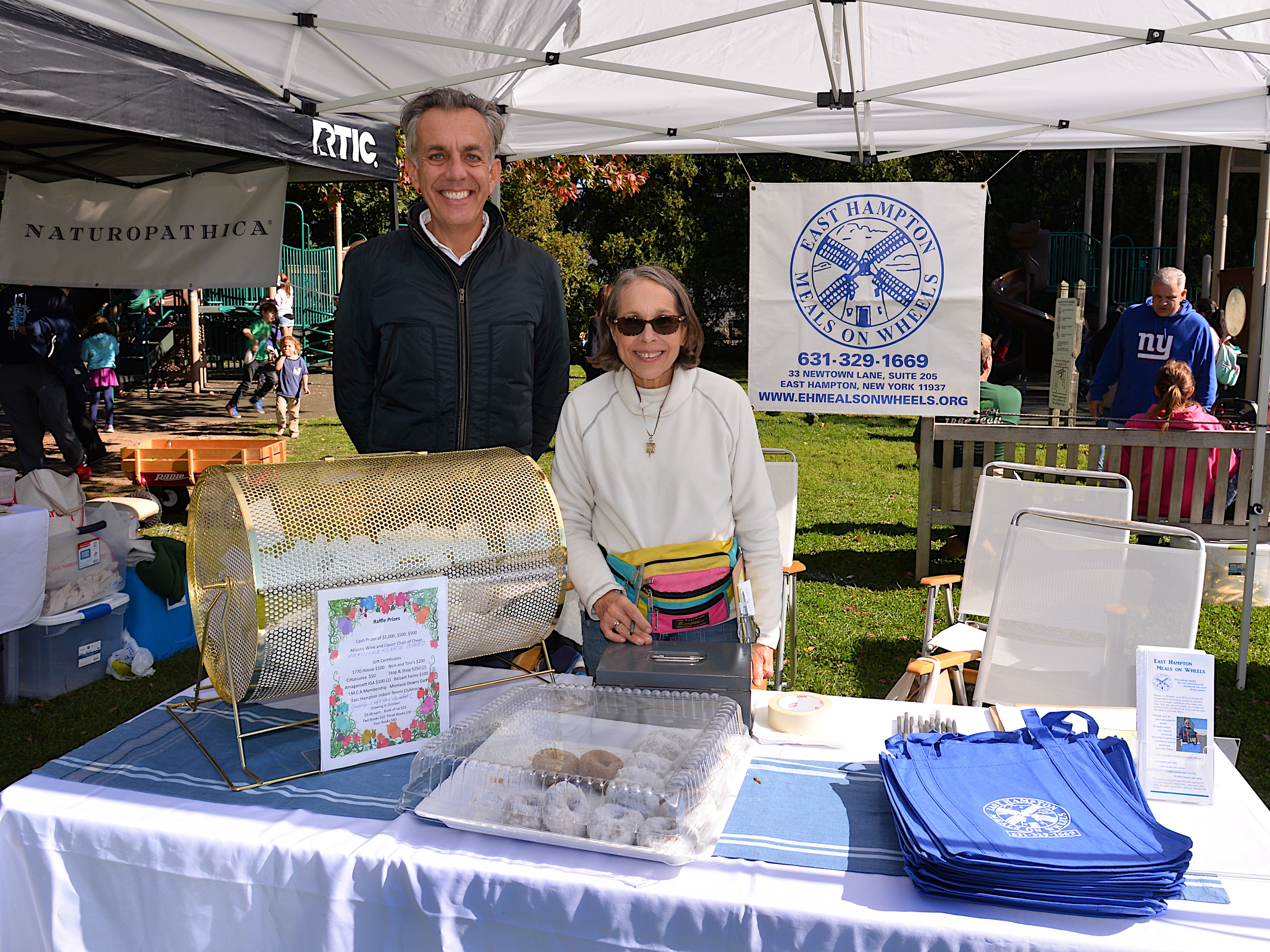 The East Hampton Chamber of Commerce hosted its Fall Festival in Herrick Park on Saturday. KYRIL BROMLEY