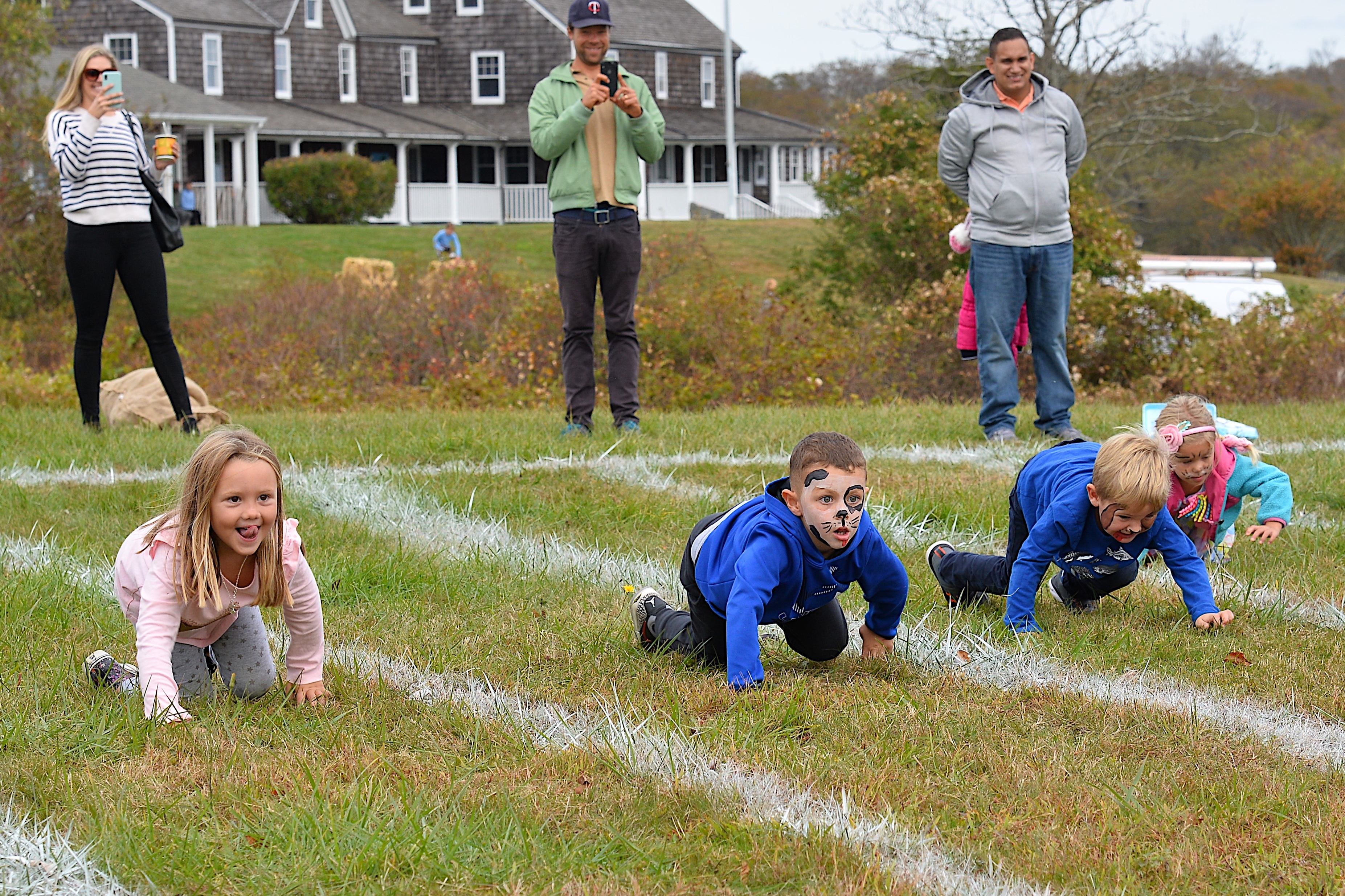 The annual Montauk Youth Association Field Day took place on Sunday at Third House, drawing a large group of children to participate in fun activities. KYRIL BROMLEY