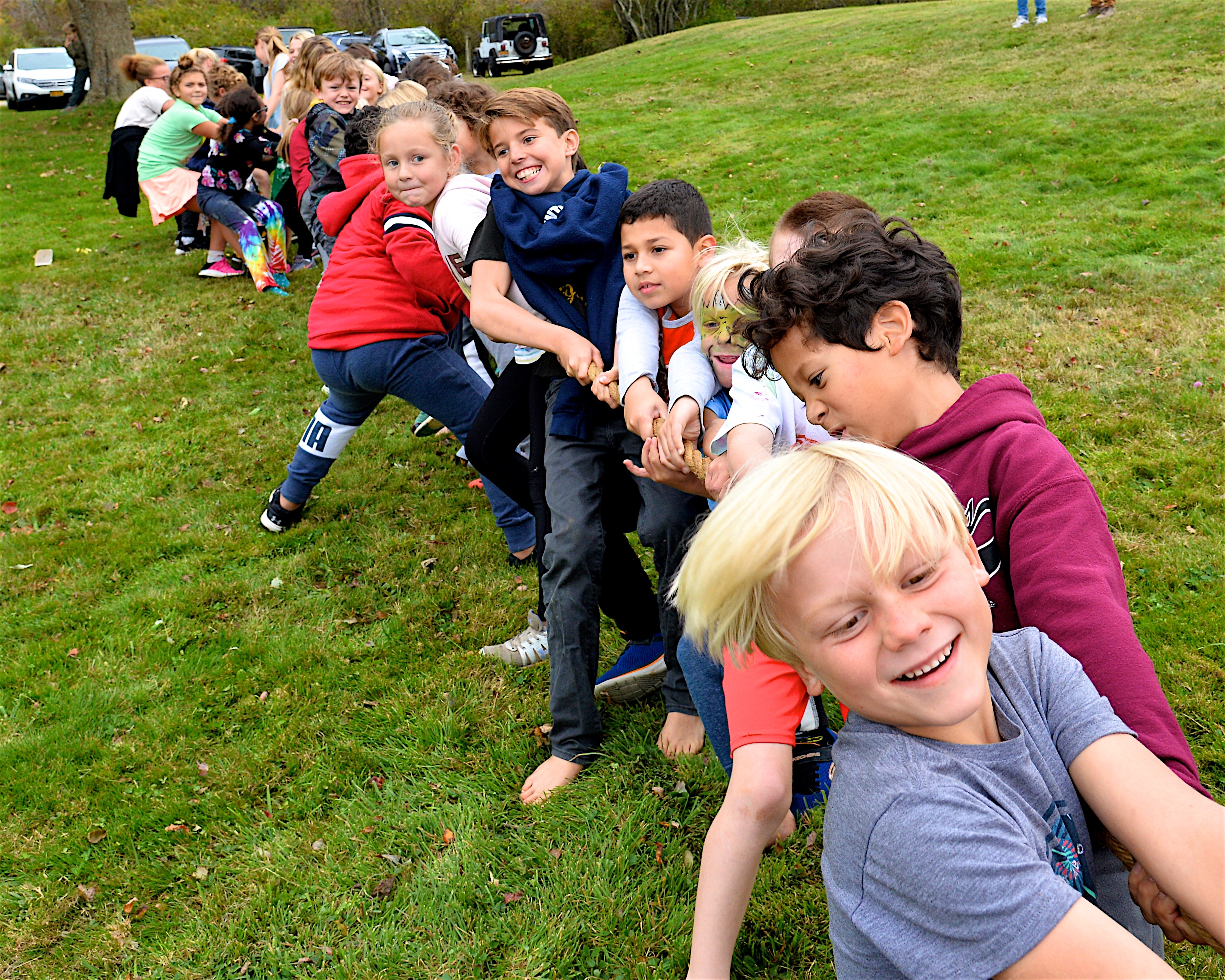 The annual Montauk Youth Association Field Day took place on Sunday at Third House, drawing a crowd of children to participate in a number of fun activities. KYRIL BROMLEY