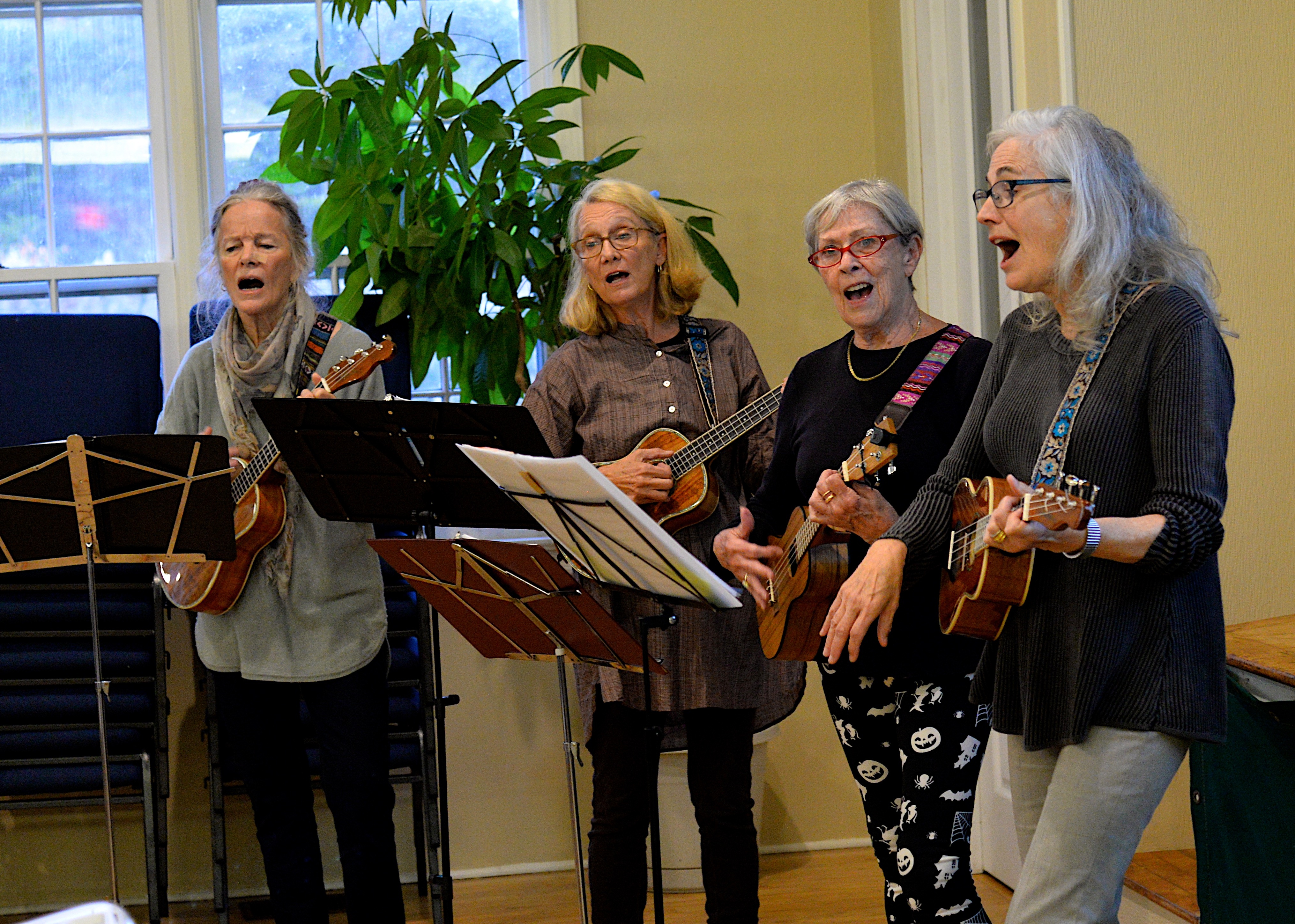 The Springs Community Presbyterian Church hosted a Sing-Along Friday evening, with musical accompaniment by The Eukaladies. KYRIL BROMLEY
