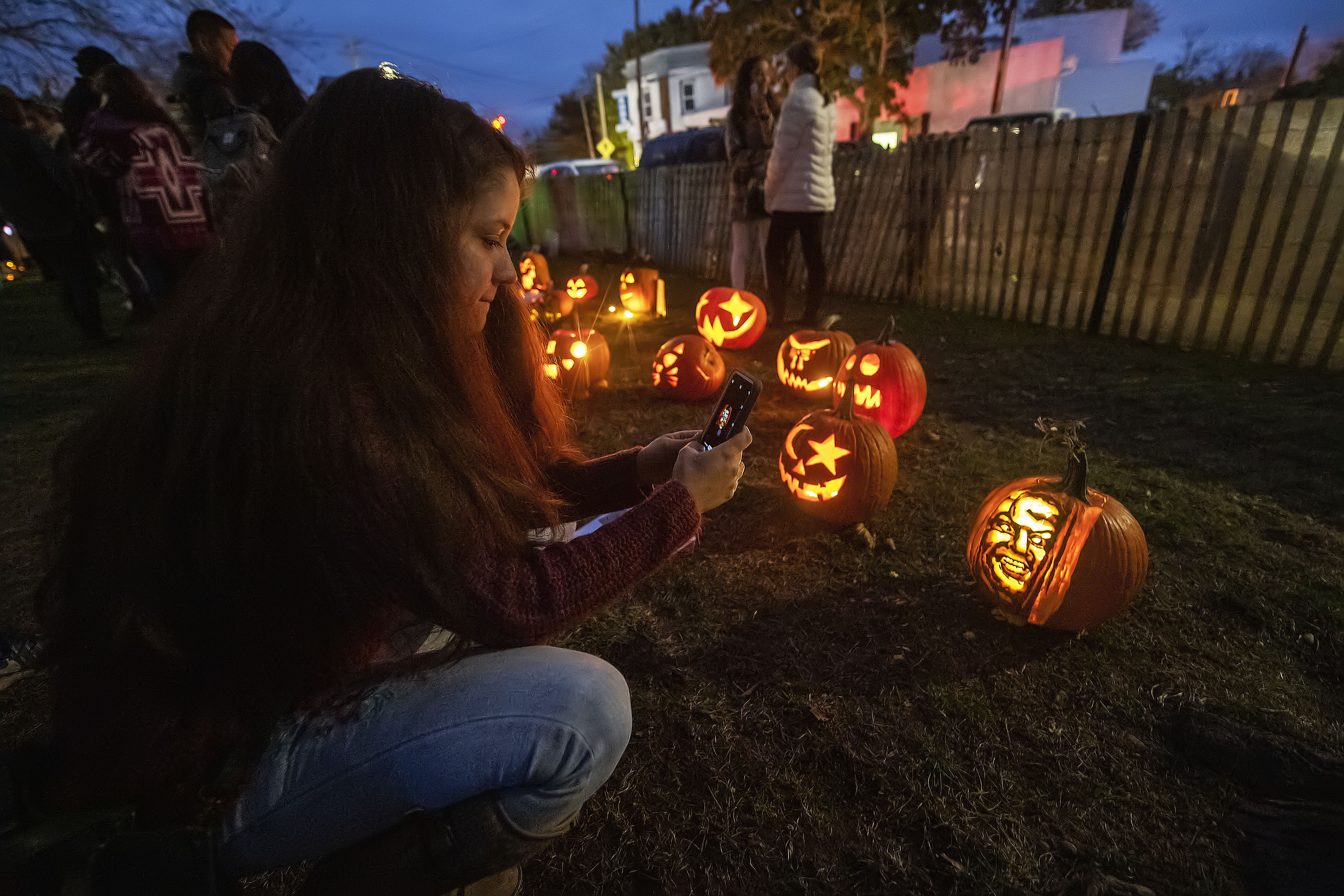 The 2019 Annual Bridgehampton Lions Club Pumpkin Carving Contest on Monday night.