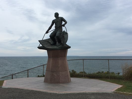 The Lost At Sea Memorial commemorates over 100 fisherman who were lost at sea. KYRIL BROMLEY