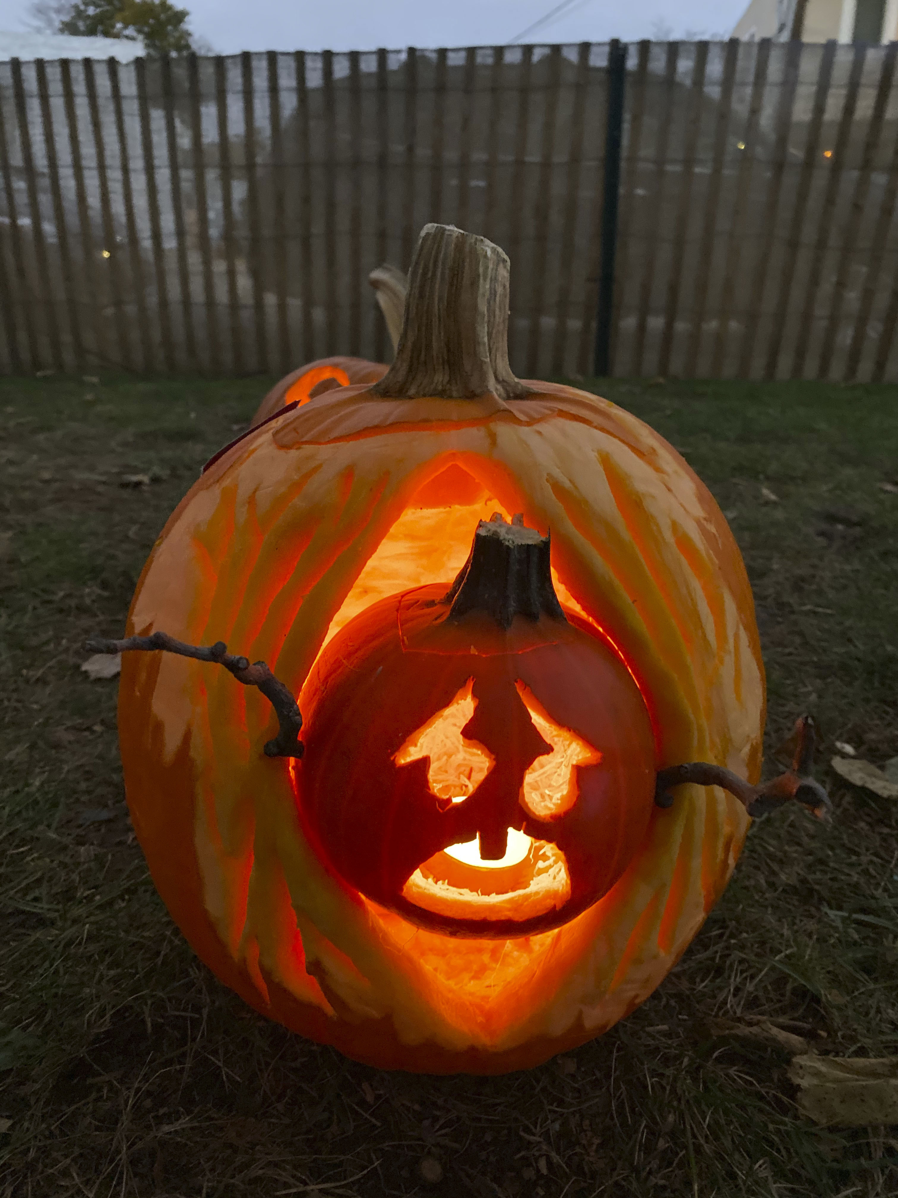 An entry in the Bridgehampton Lions Club Carving Contest on Monday night.