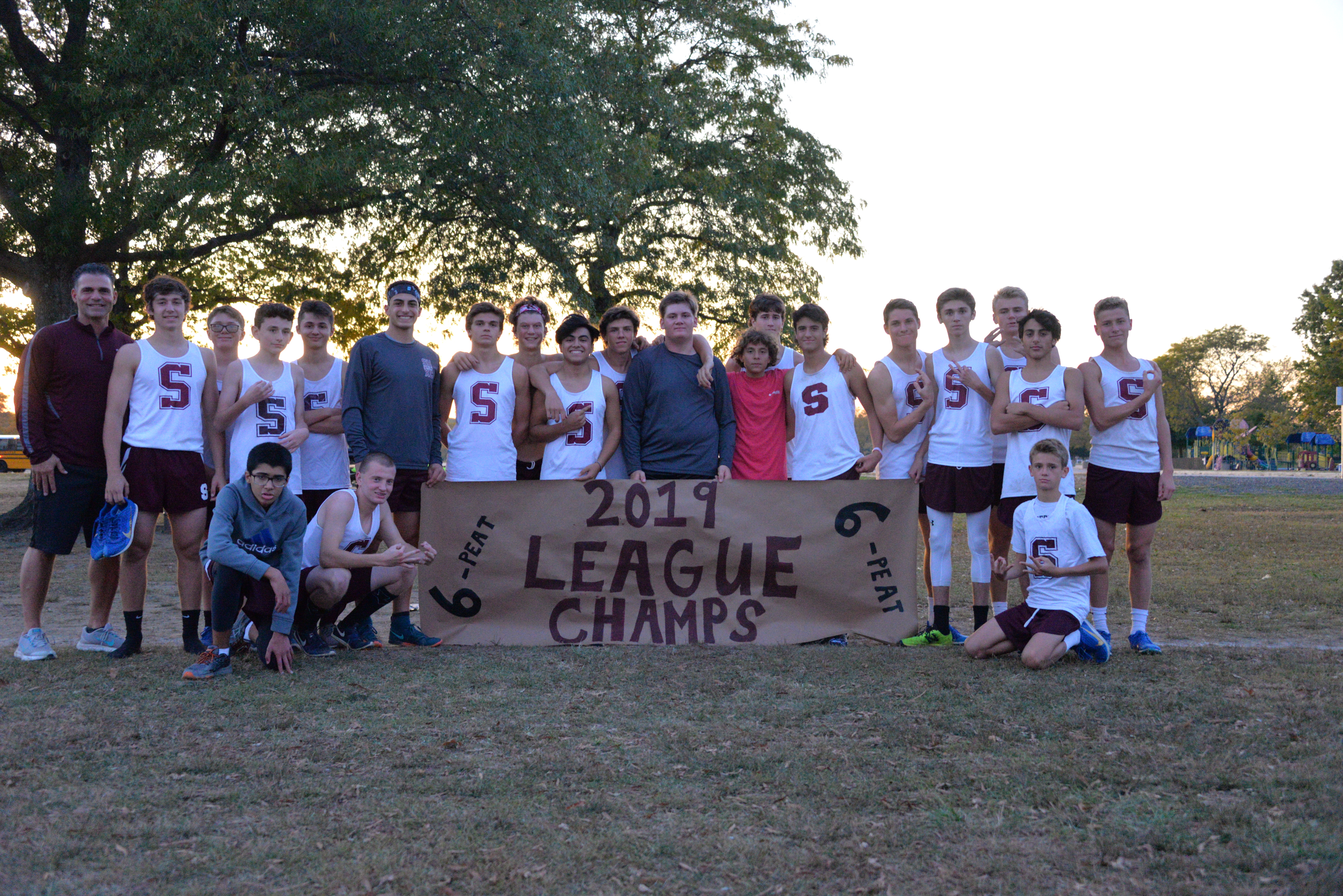 The Southampton boys cross country team won its sixth consecutive league title on Tuesday with its victory over Bayport/Blue Point.