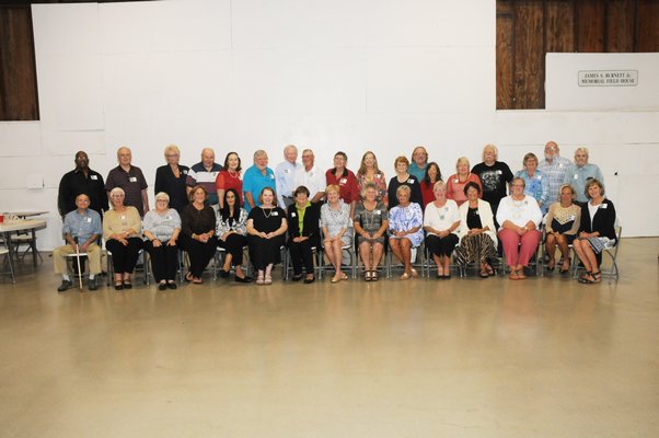 Members of the Southampton High School Class of 1964 gathered for their 55th annual reunion on Saturday at the WAter Mill Community Club's field house. RICHARD LEWIN