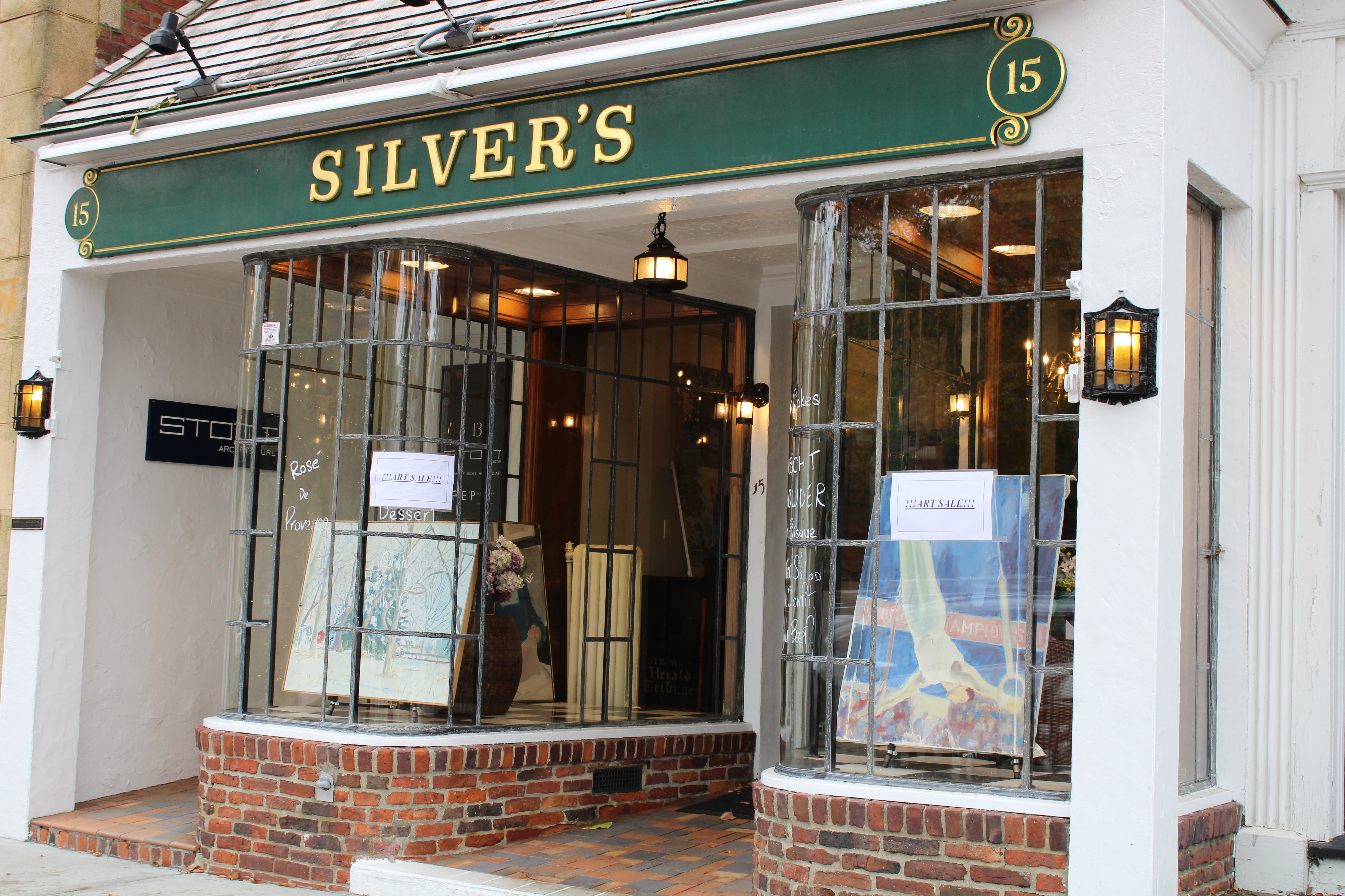 Silver's restaurant closes after 96 years in business, the art in the building is currently for sale.