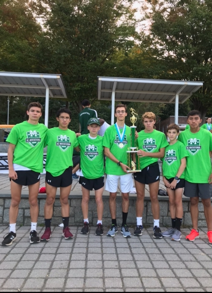 The Westhampton Beach boys cross country team has won the St. Anthony's and Manhattan Invitationals and on Tuesday added a league title.