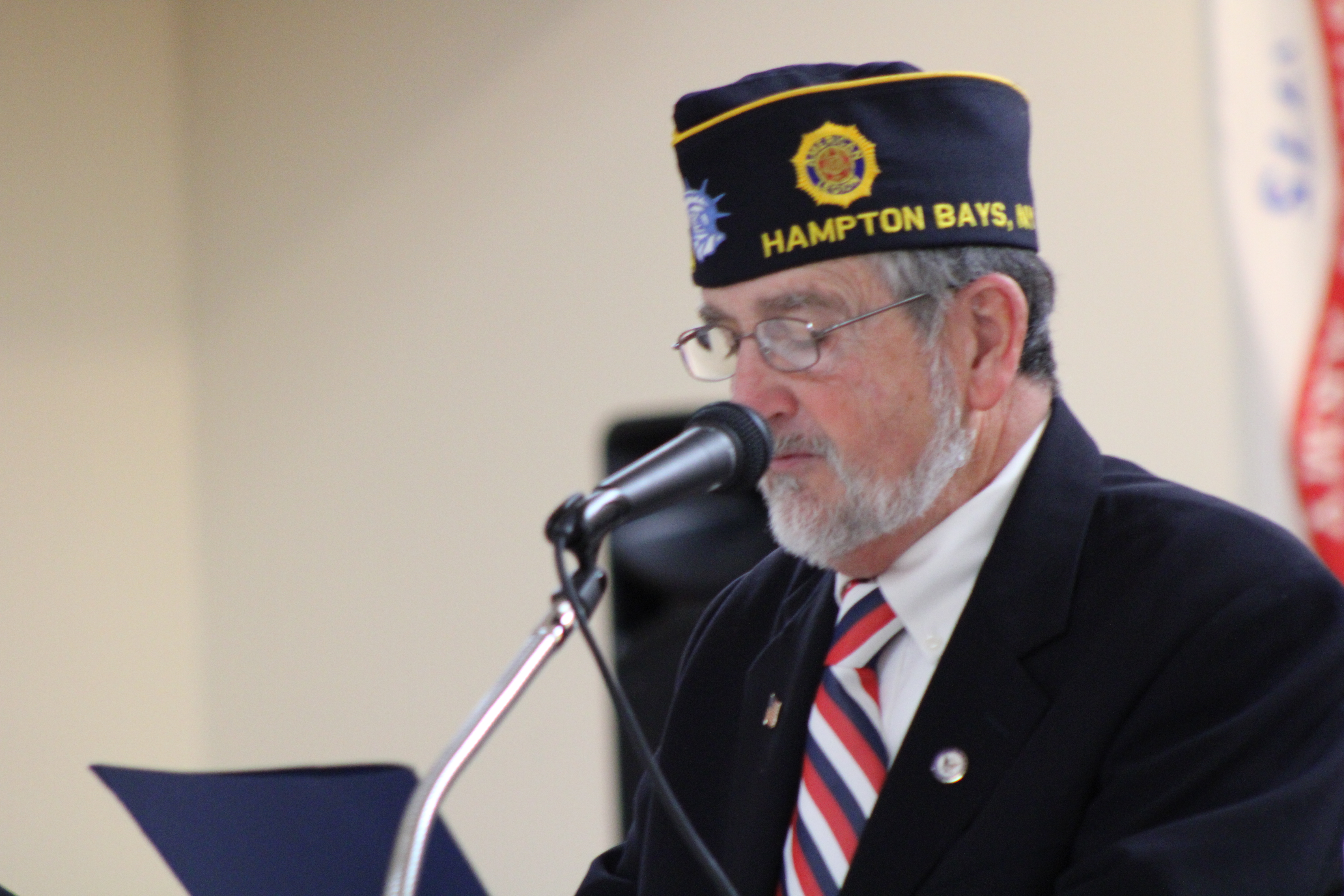 The Veterans Day Celebration at The American Legion in Hampton Bays. 