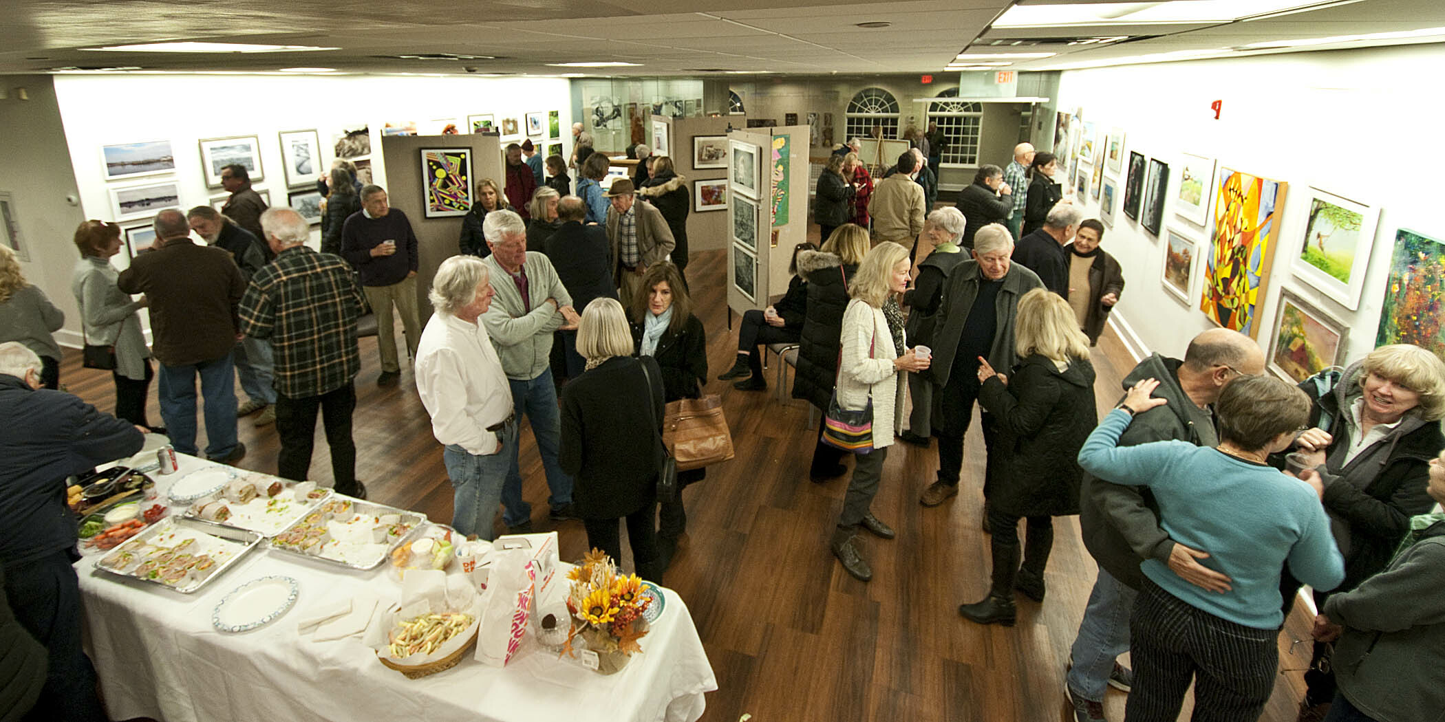 An overview of the opening of the SAA's fall art show.