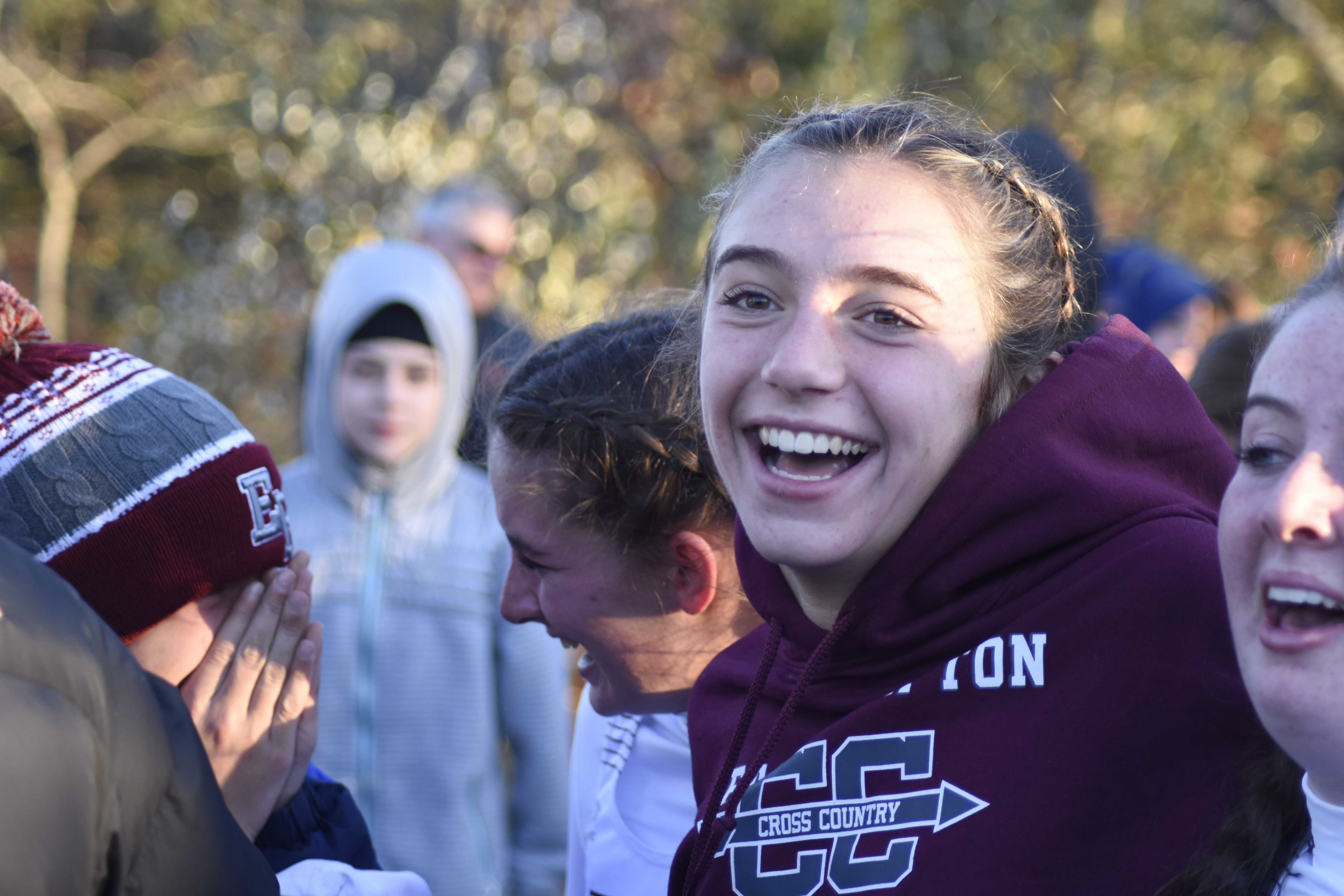 Bella Tarbet and the rest of the Lady Bonackers were all smiles after they got the official word they won the county title.
