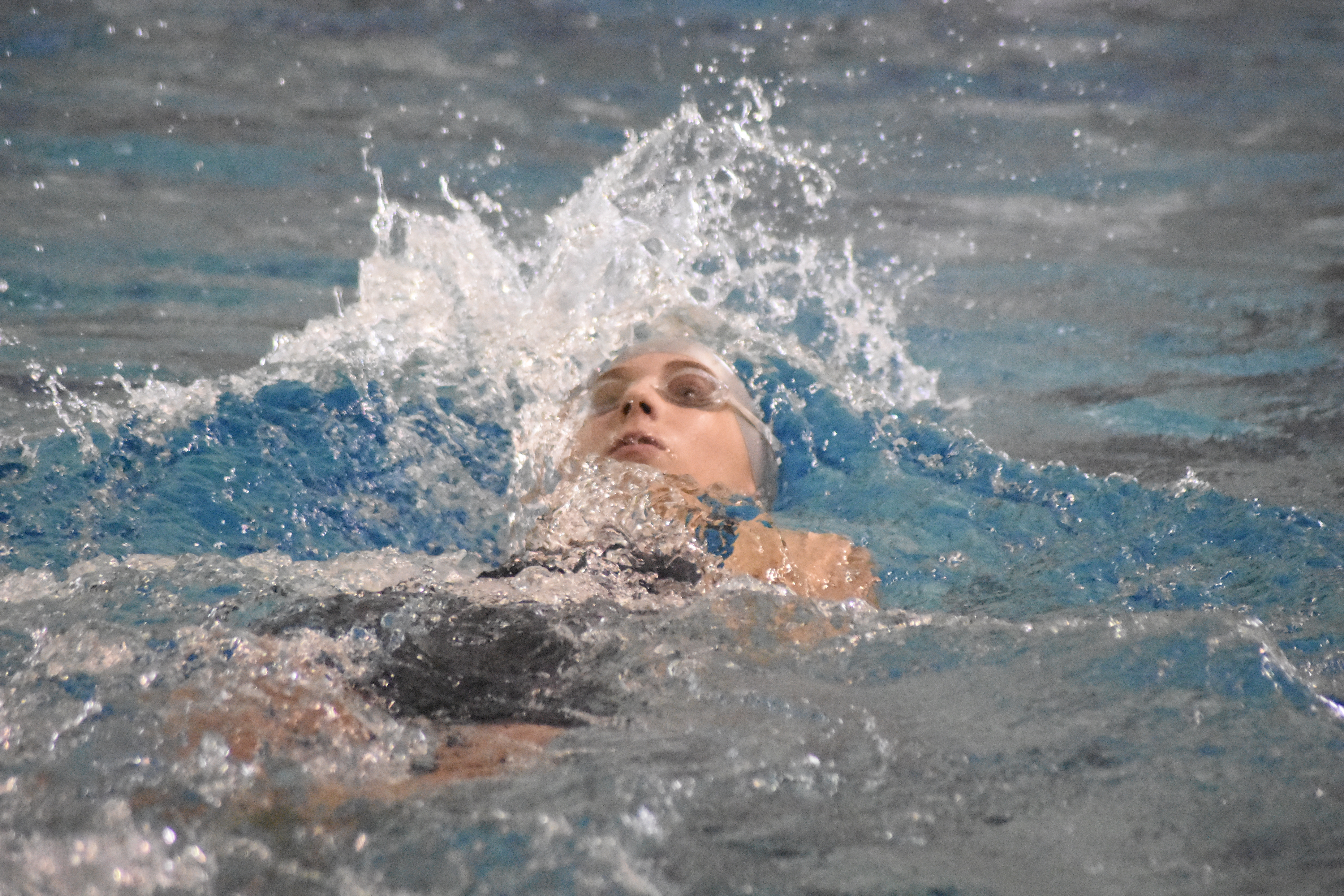 East Hampton's Jane Brierley in the 200IM.