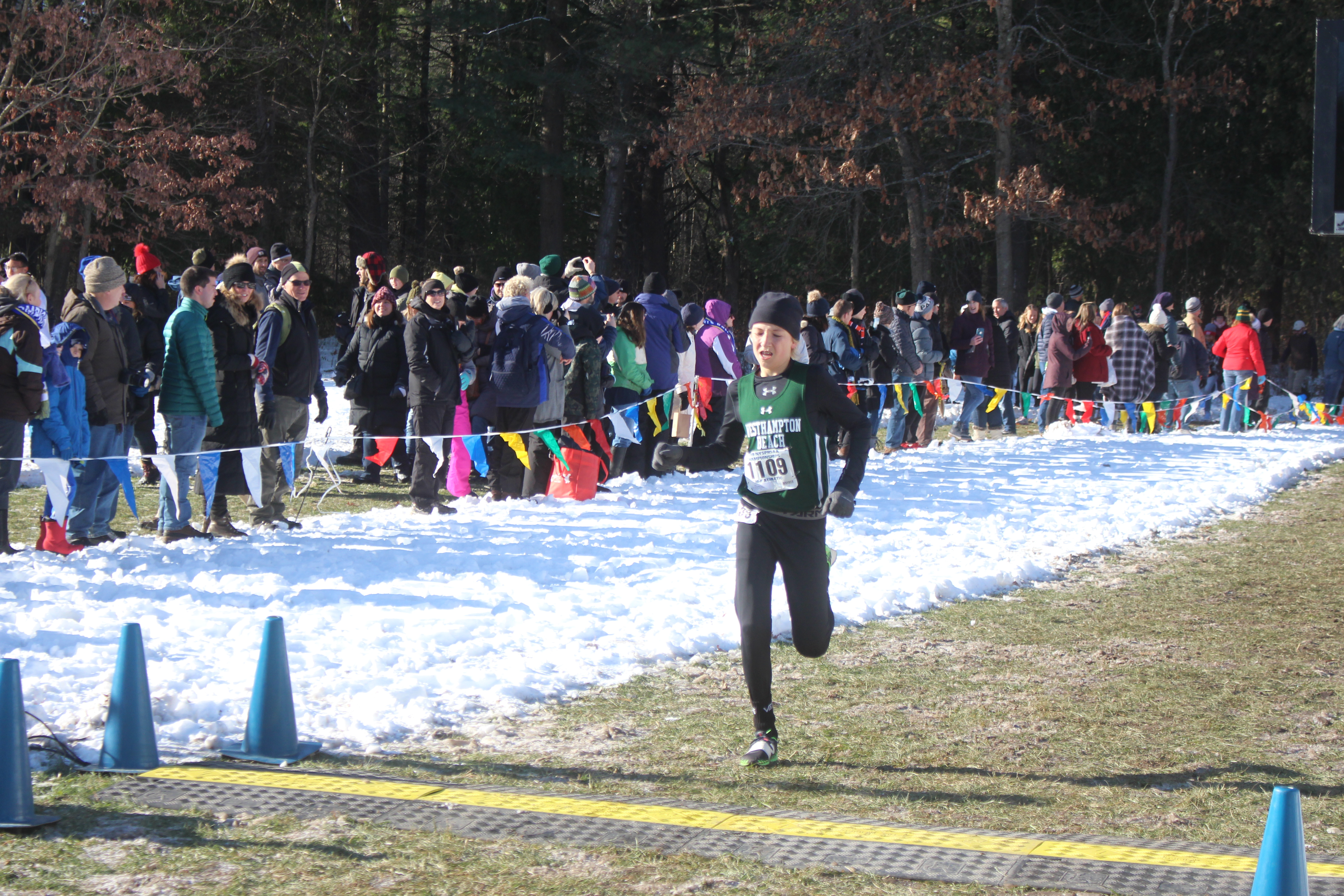 Westhampton Beach sophomore Cole Cammarate made the trip with the team last weekend and finished in an admirable 17:23.6.