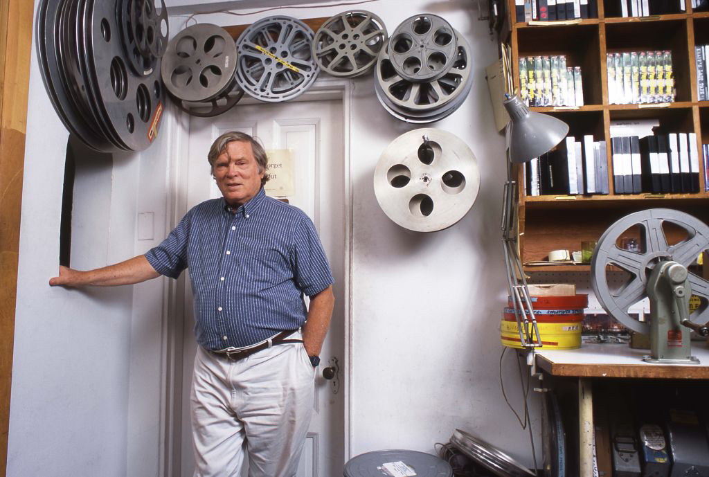 Film director D.A Pennebaker at his offices in New York City, 1995.