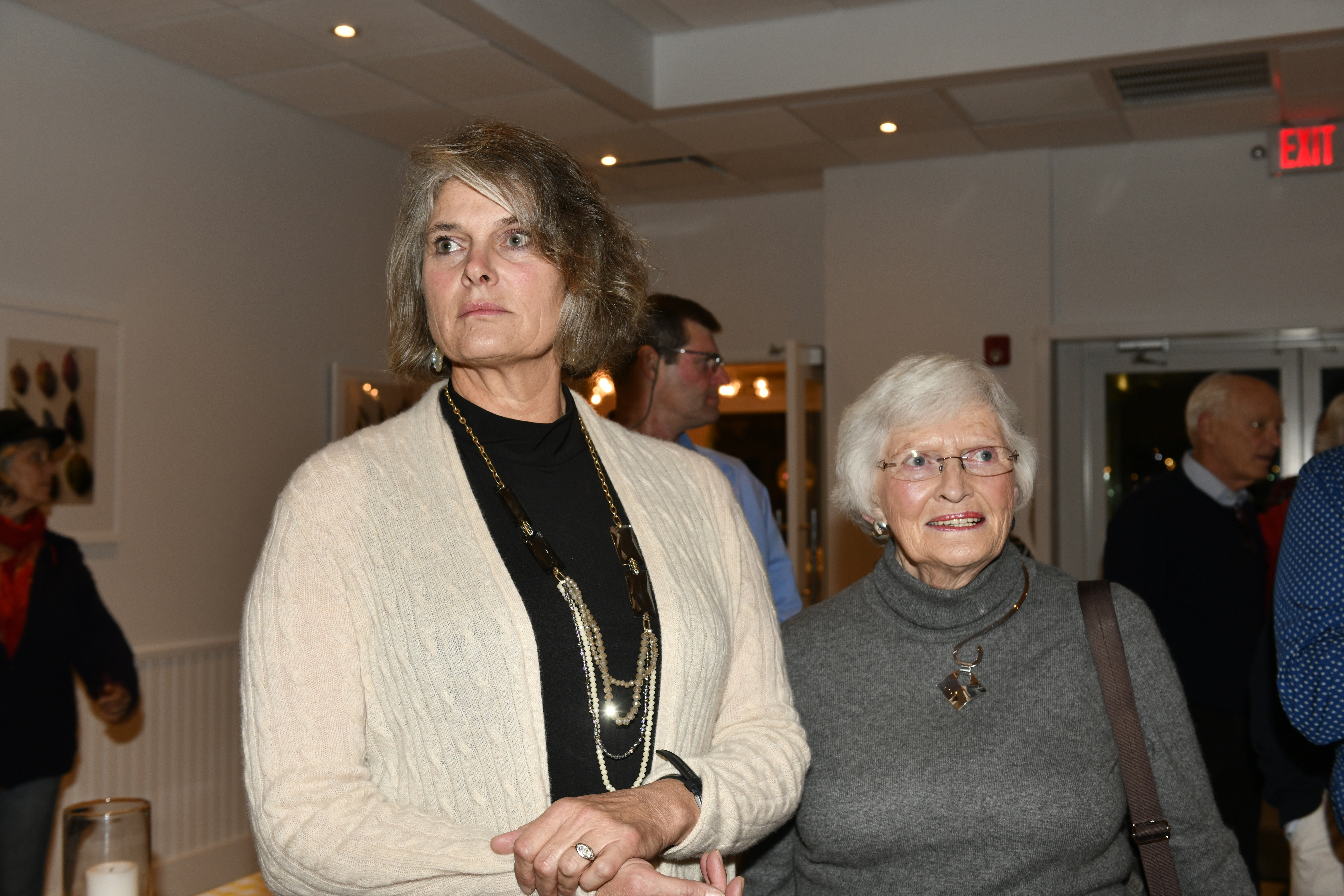 Southampton Town Trustee Ann Welker with her mother