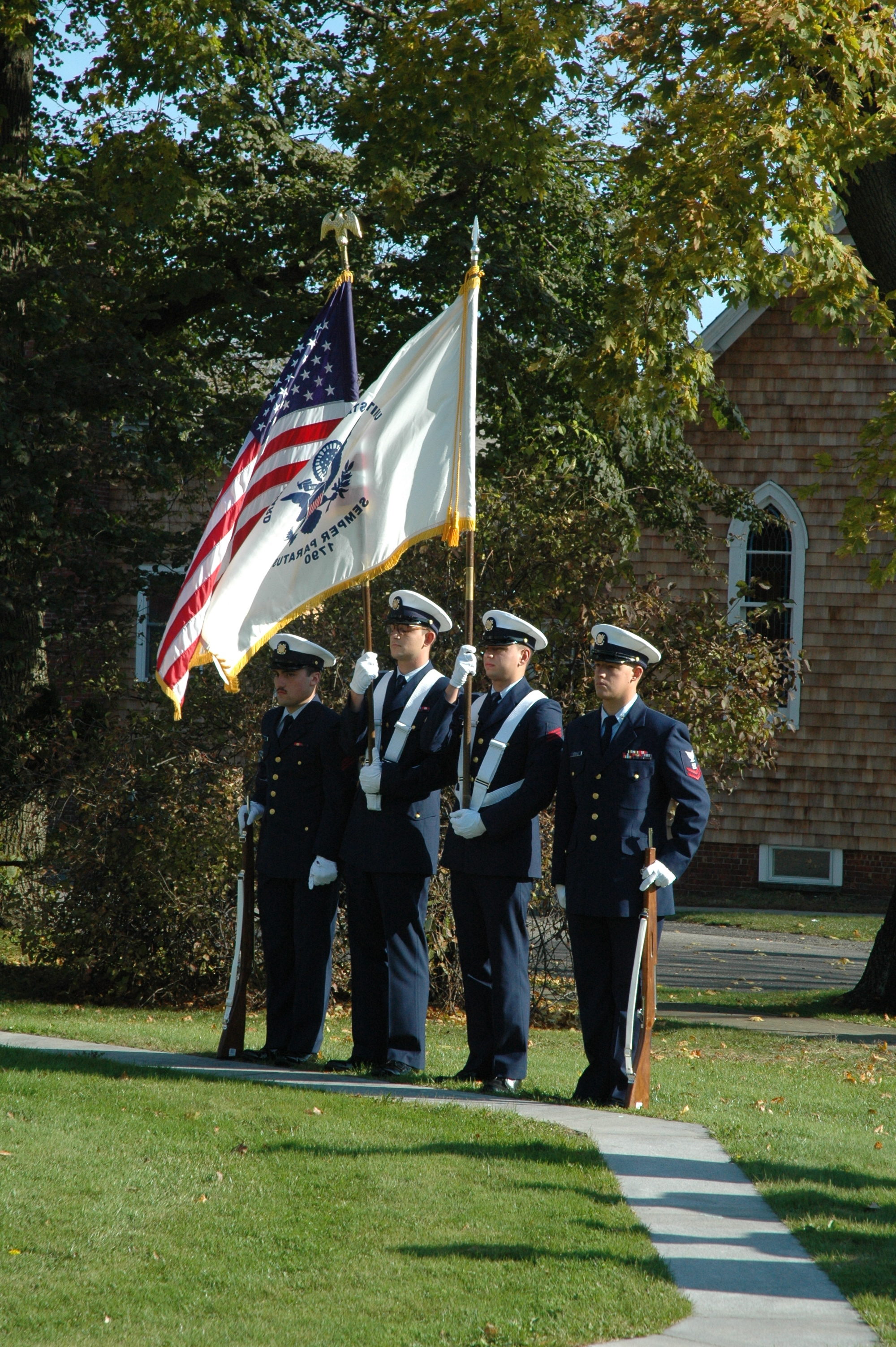 East Hampton Town and Village celebrated Veteran's Day on Monday. They started the parade near London Jeweler's and ended at Hook Mill.  ELIZABETH VESPE
