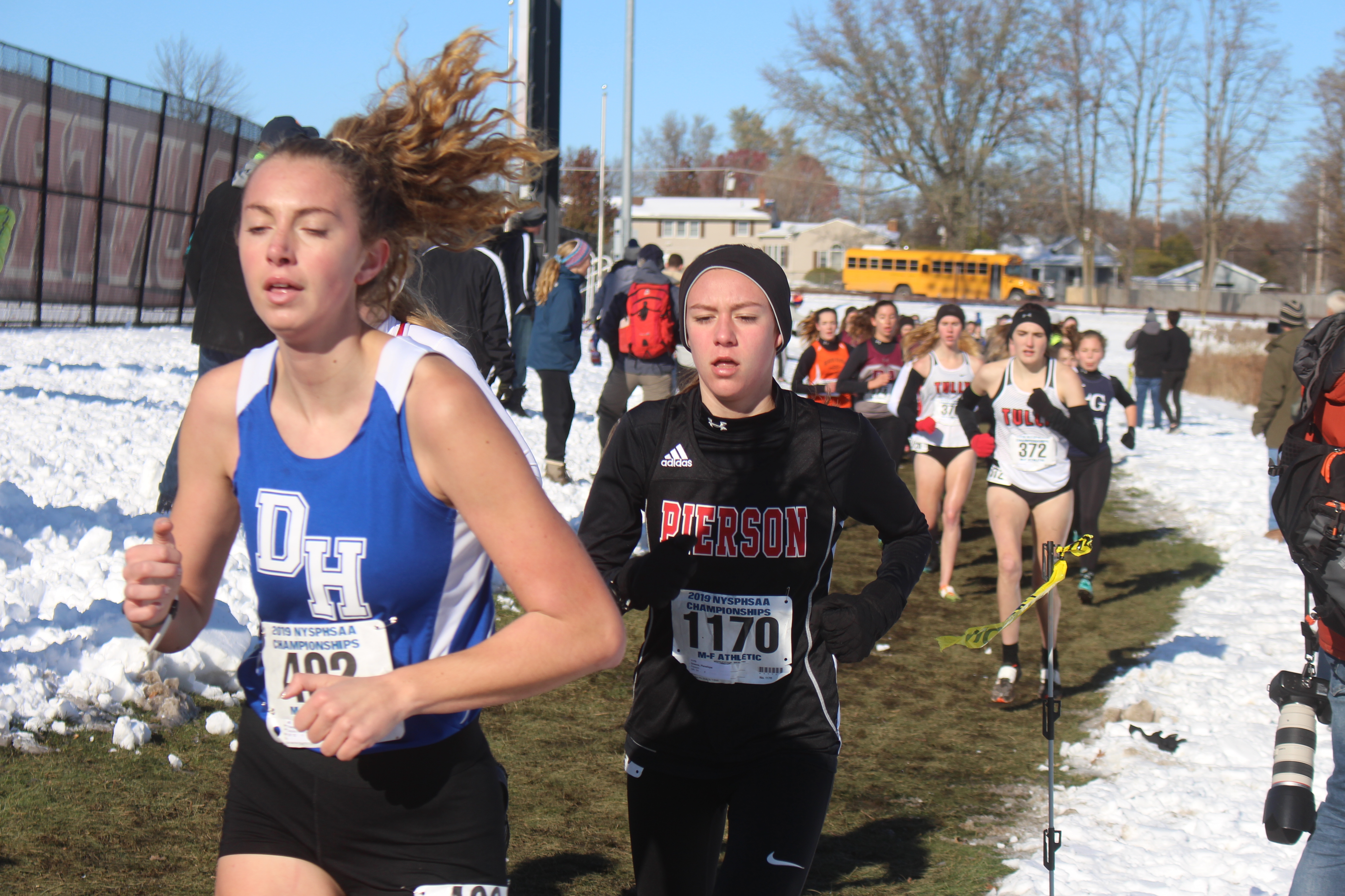 Pierson junior Penelope Greene finished fifth in the girls Class D state race on Saturday.