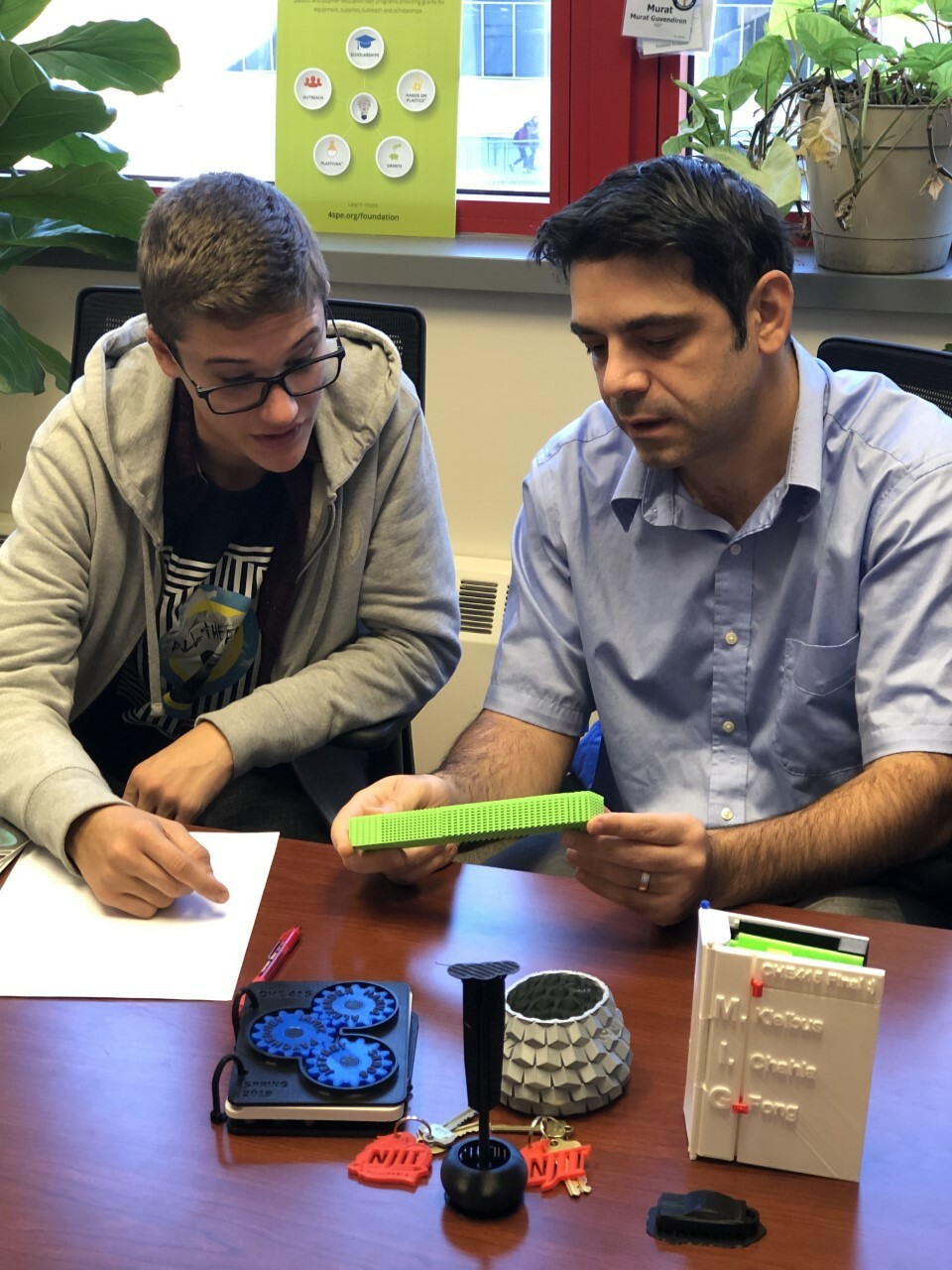 Through the Hampton Bays High School science research program,  junior Dave Catena is furthering his independent science research on the medical applications of 3D printing. He is being mentored by Dr. Murat Guvendiren, assistant professor of chemical and materials engineering at the New Jersey Institute of Technology.