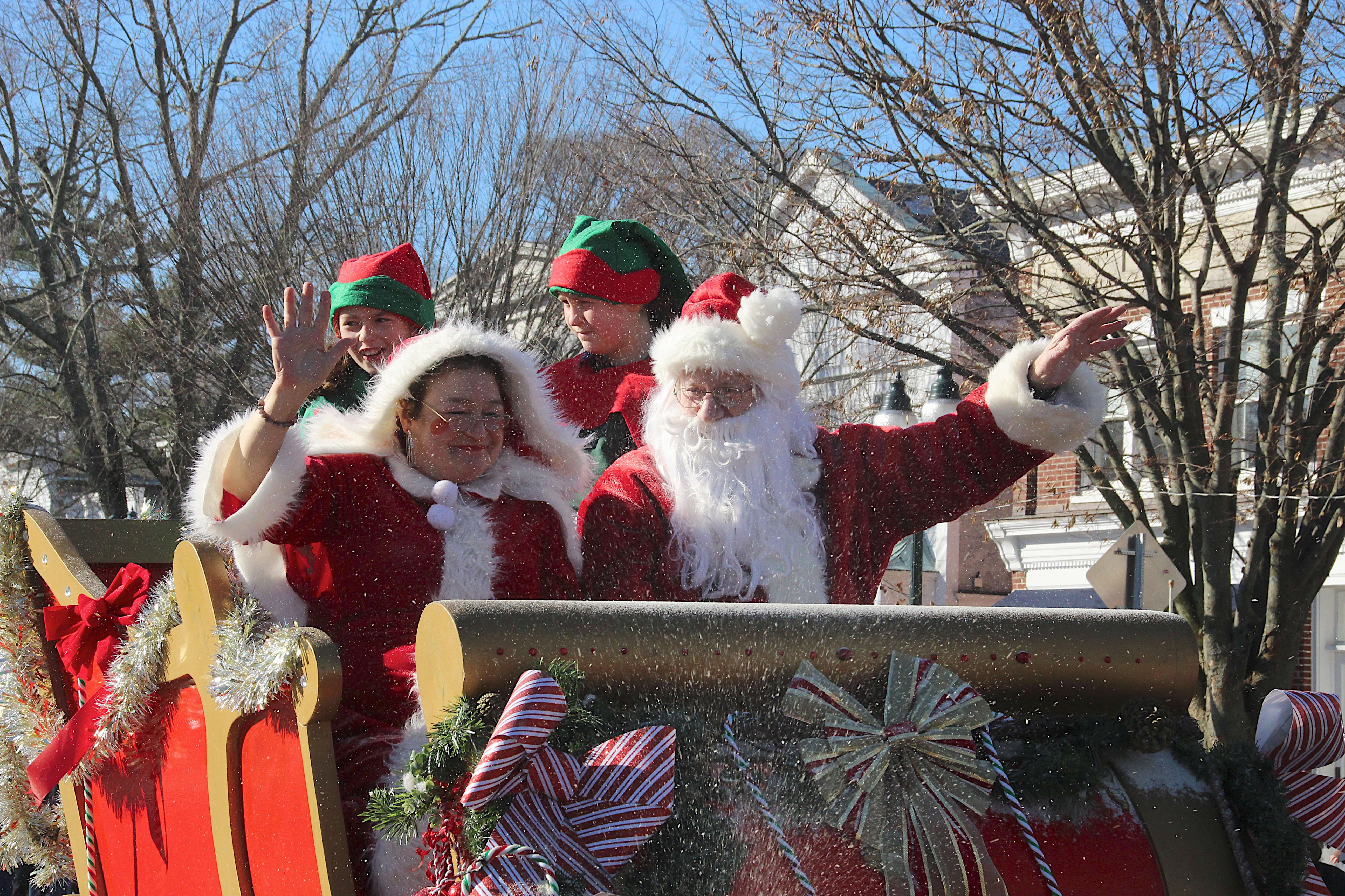 Last years Santa Parade in East Hampton Village. 