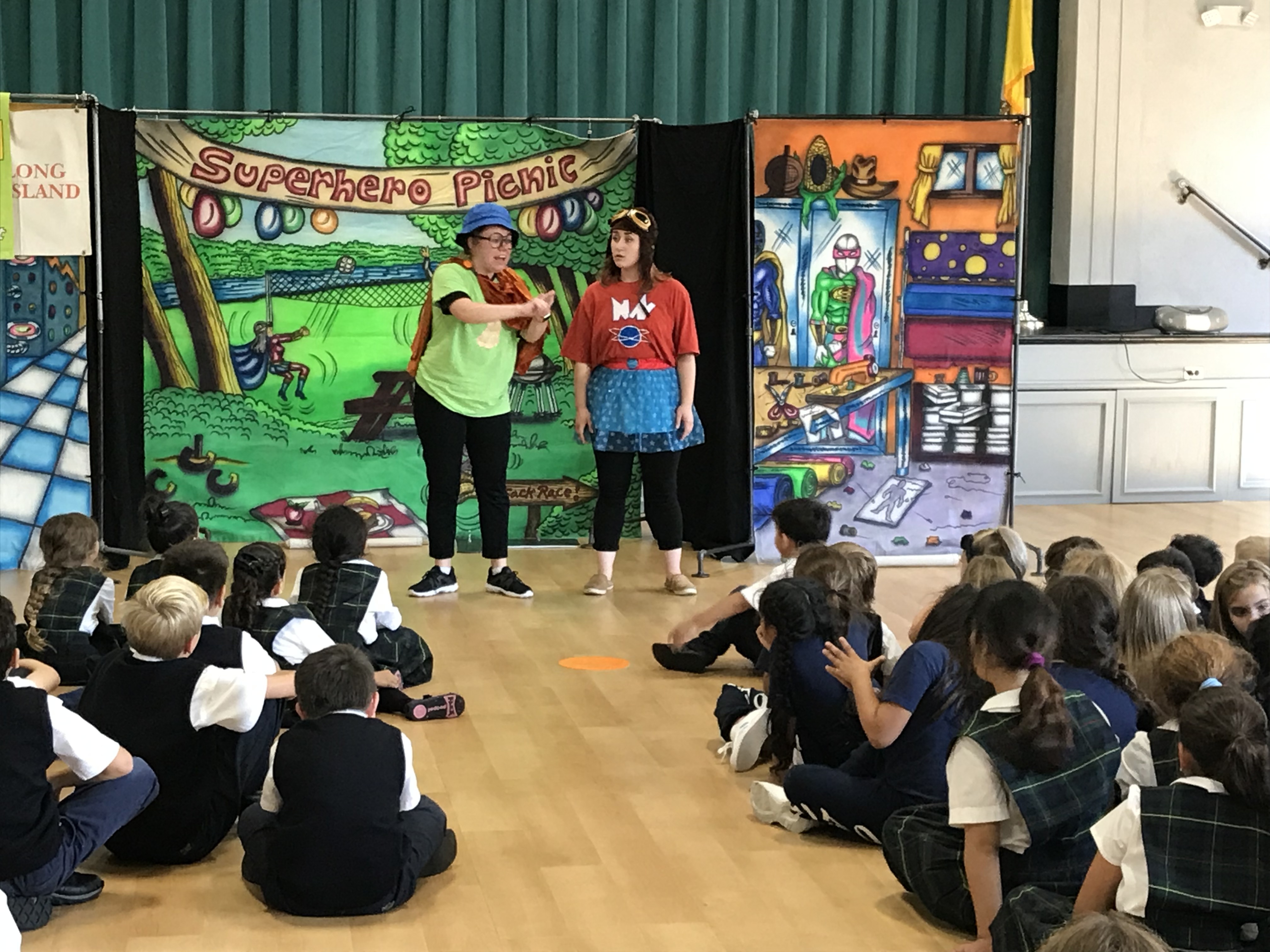 Students at Our Lady of the Hamptons School are a bit more “energy wise” after a presentation by PSEG Long Island and The National Theatre for Children. Students recently  interacted with the performers during the live Energized Guyz performance, which taught them about energy and how to save it.