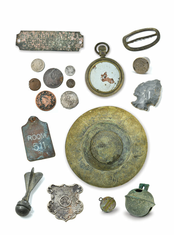 A sampling of objects found by Charlie Webb and Peter Zegler.
