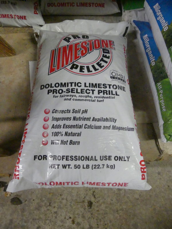 Pelleted limestone is the preferred type if you are simply applying standard dolomitic limestone. This is the micro-prill type for specialized lawns and gold courses, but it may be the one your landscaper chooses to use. Pelletized lime should be fall applied. ANDREW MESSINGER