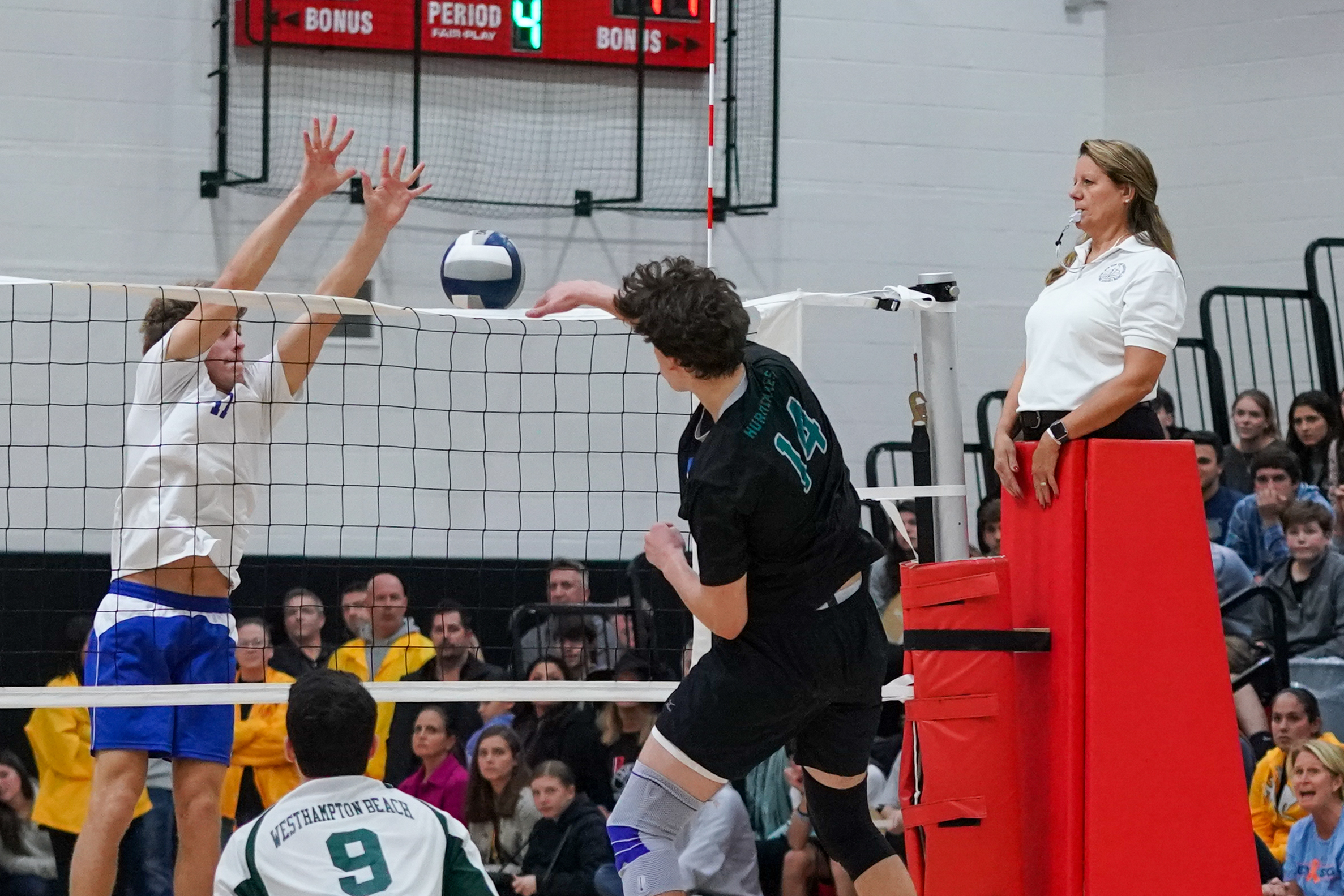 Daniel Haber had 15 kills on the night.