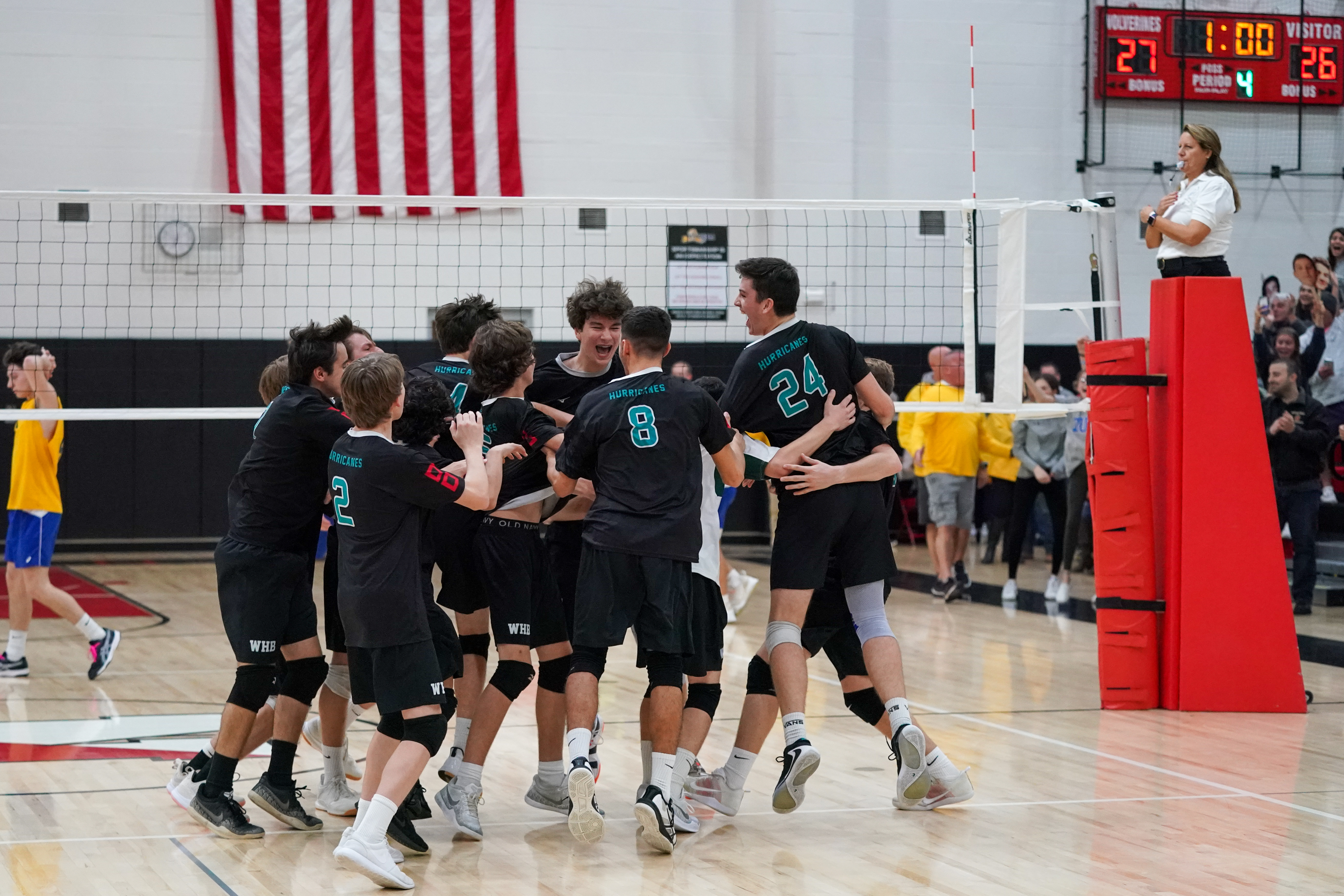 The Hurricanes celebrate their first ever county title.