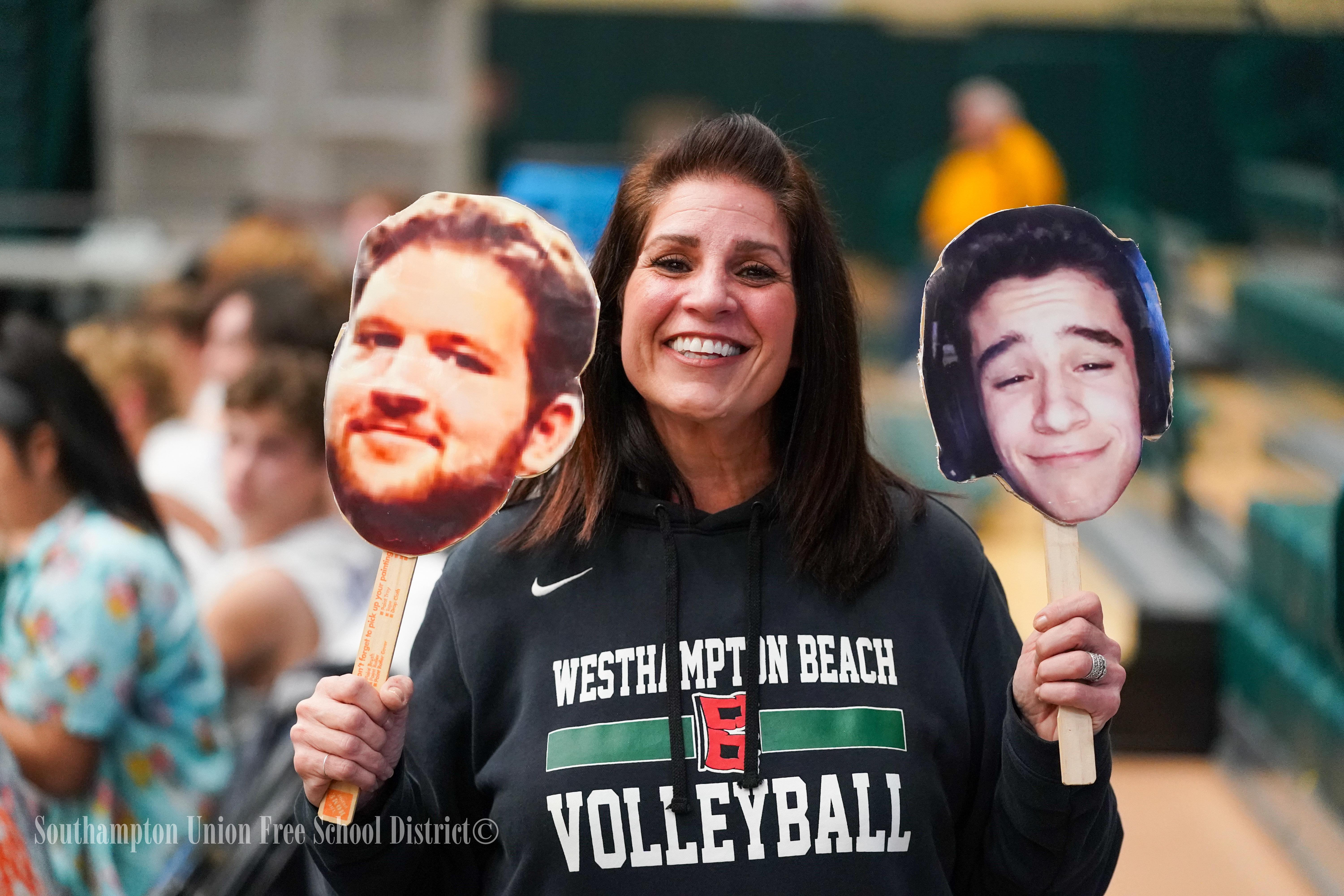The Westhampton Beach community came out once again, this time in Farmingdale, to support its boys volleyball team.