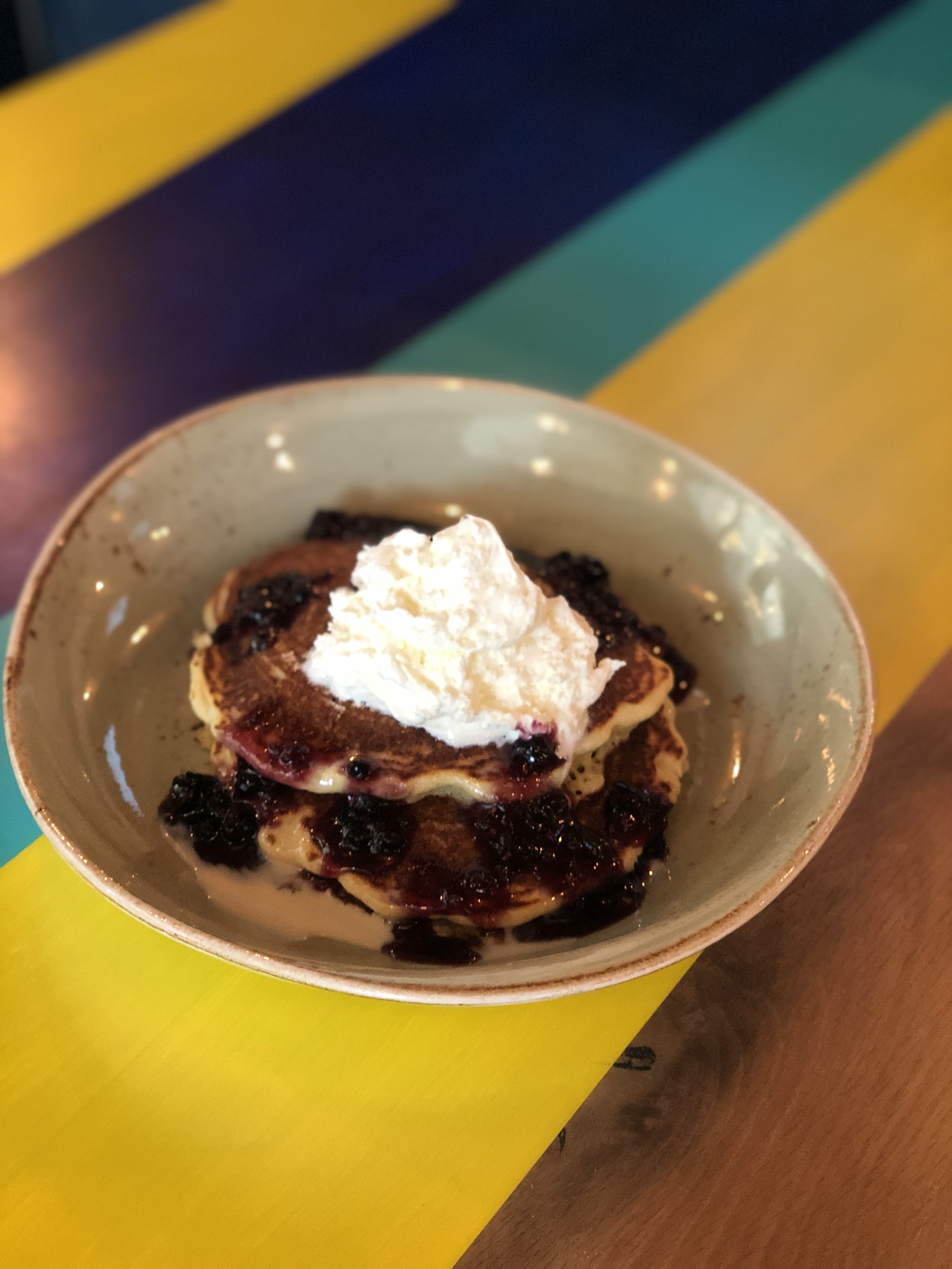 Panqueques, or pancakes, joins the brunch menu at Coche Comedor. 