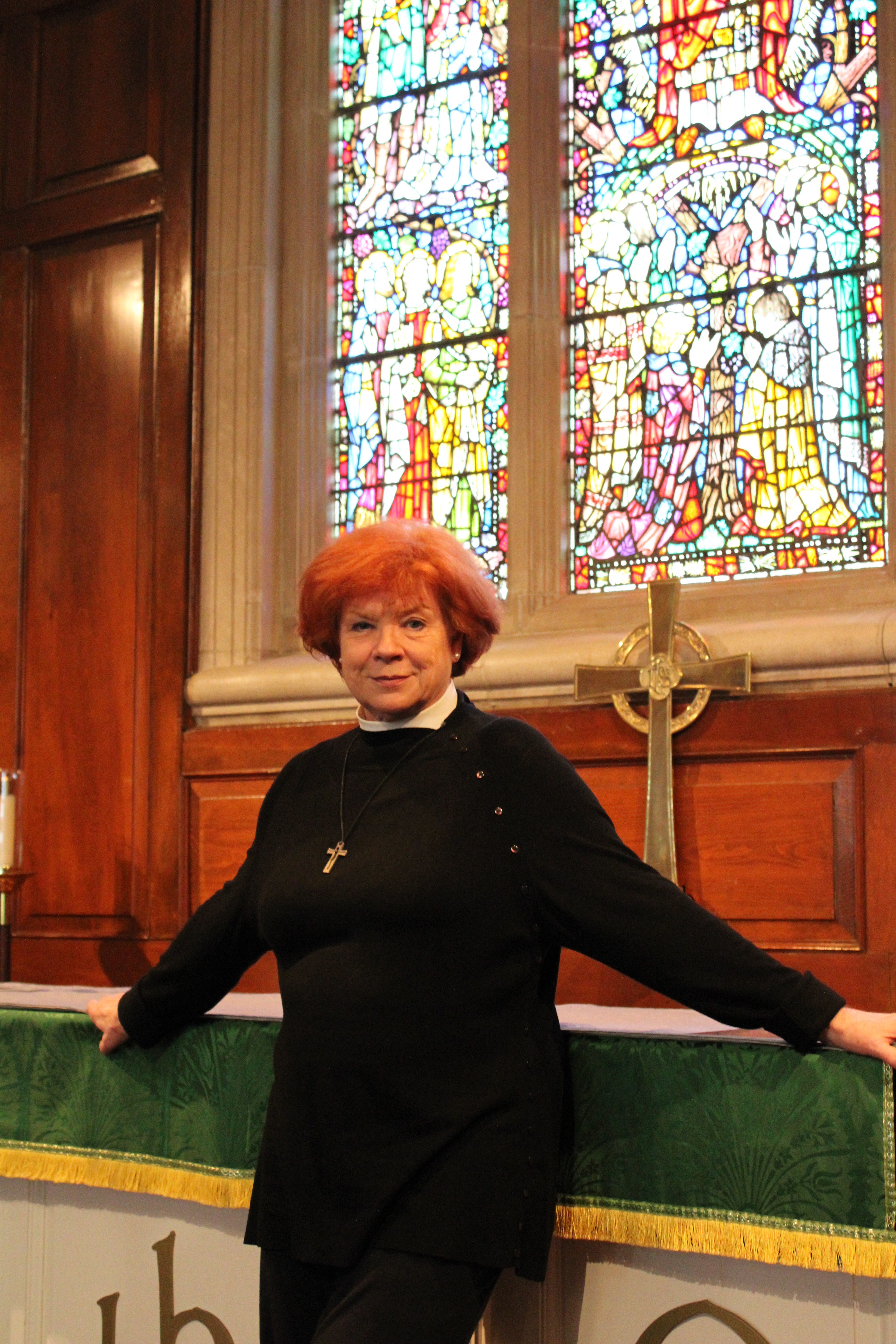Reverend Lesley Hay.