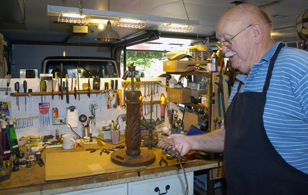 Examples of couple's tools and work.