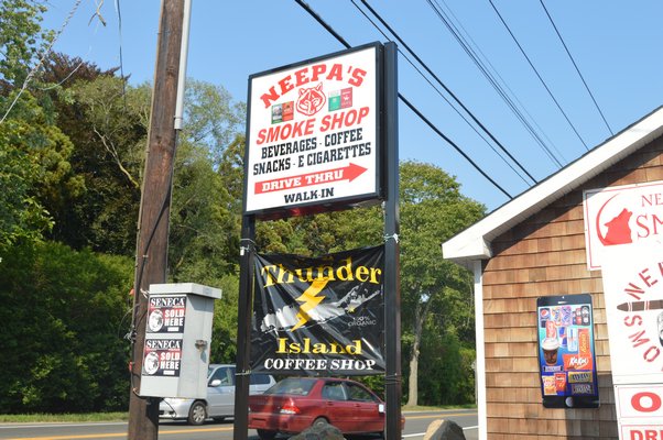 There are many types of shops on Montauk Highway on the Shinnecock Indian reservation. ALISHA STEINDECKER
