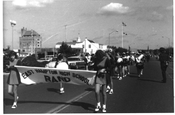 The Montauk Columbus Day parade in 1980. COURTESY MONTAUK LIBRARY
