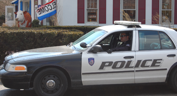 Southampton Village Police had two to three officers stationed near the protest for its duration.