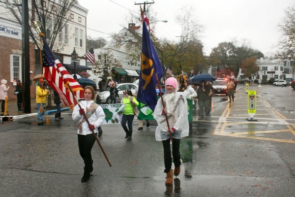 The Sag Harbor Veteran's Day parade.