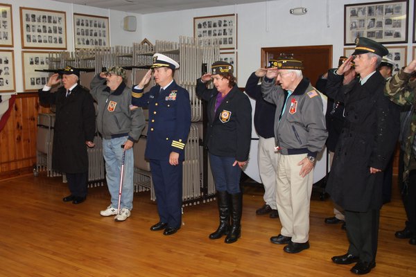 Veteran's at the Sag harbor VFW.
