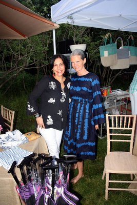 Madeline Weinrib and Betsy Berry of Hamptons Get It Done and hostess of the event.