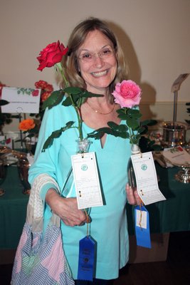 Roses on display at the 38th annual Southampton Rose Society show.