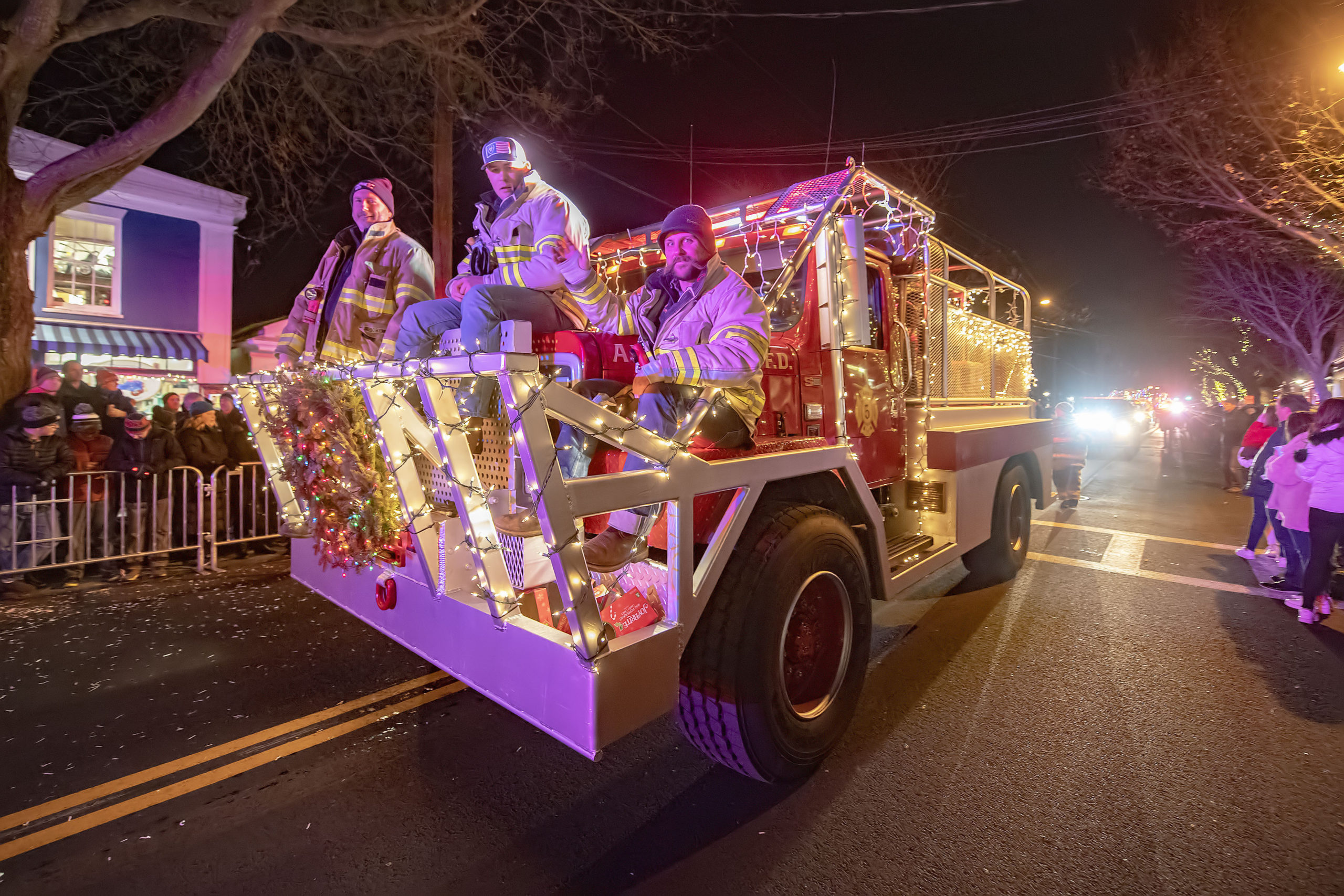 The Amagansett Fire Department during the 2019 