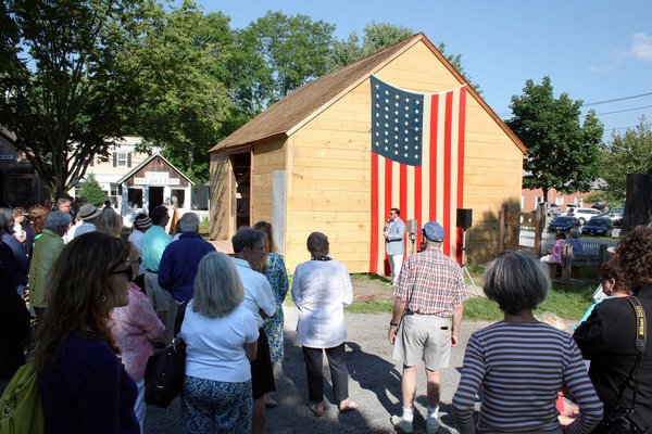 The Sayre Barn on the grounds of the Southampton Historical Museum re-opened on Saturday evening.