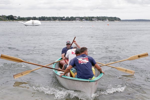 The women's whaleboat race.