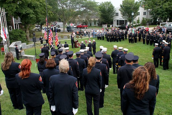 A ceremony to mark the 13th anniversary of the events of September 11