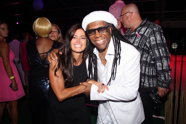 Maria Baum and Nile Rodgers.