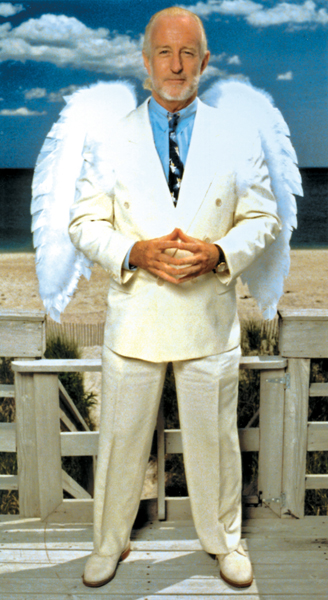 Mission of Kindness founder Jay Sears would often wear white angel wings to promote his foundation.