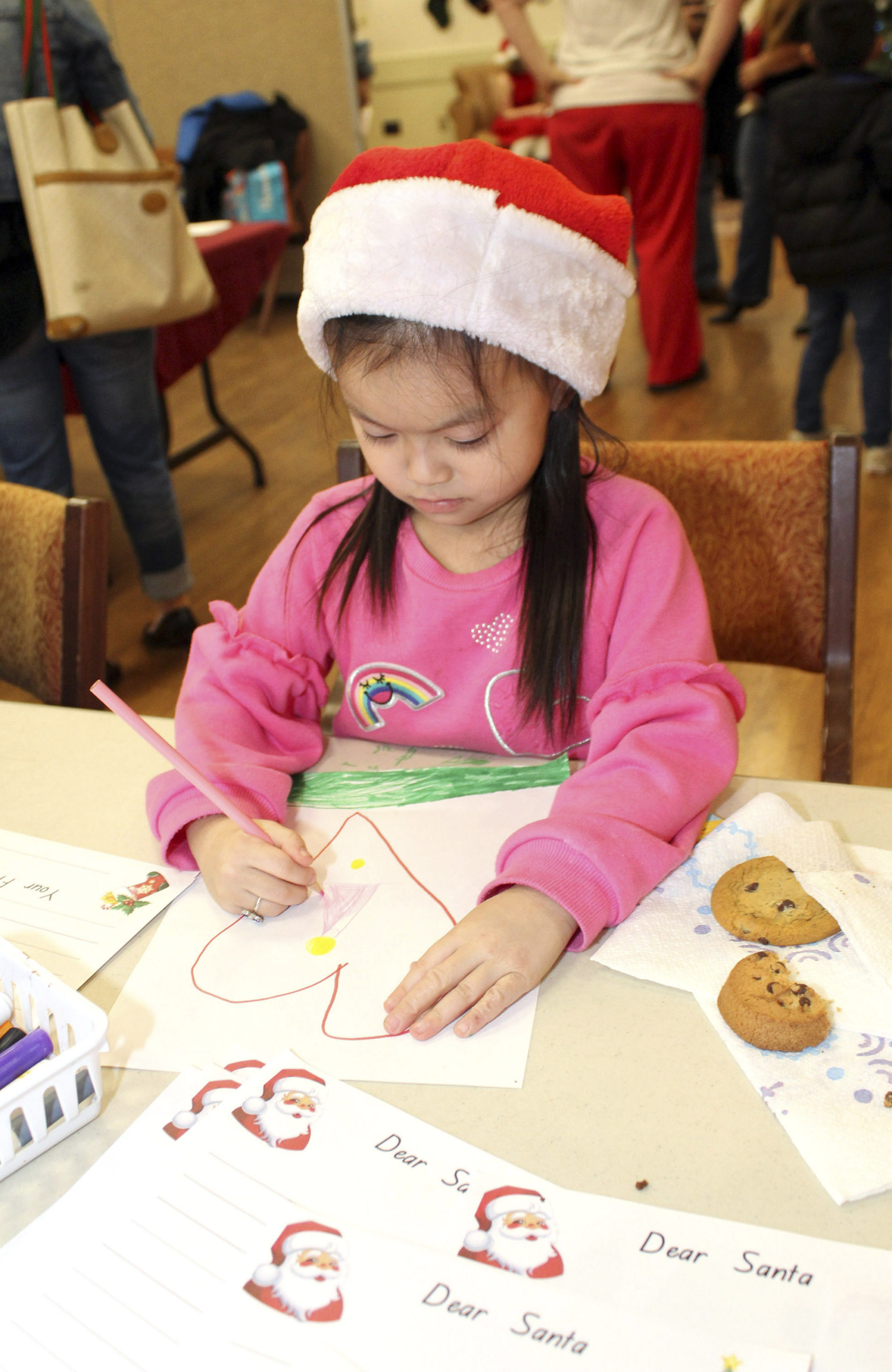 Nikki Zhang at the Rogers Memorial Library on Satuday.  TOM KOCHIE