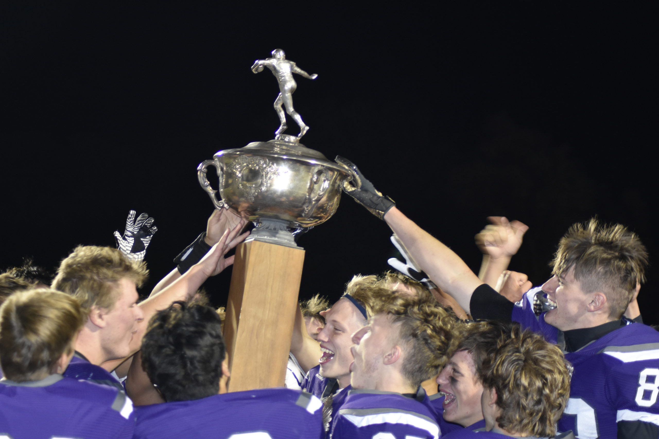 The Cup Is Reclaimed 
October 10 -- The Hampton Bays football team defeated Southampton to reclaim the Mayor's Cup.